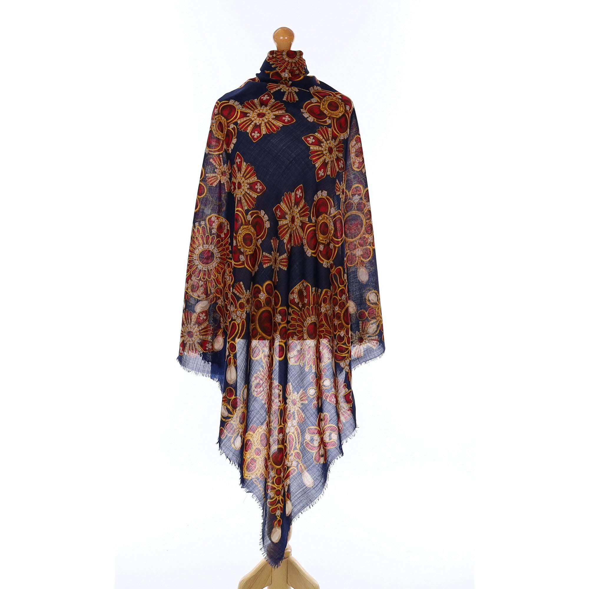 1980’s Chanel Vintage Wool and Silk Blend Scarf