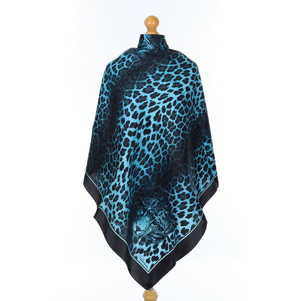 Brand New Roberto Cavalli Animal Print Silk Scarf