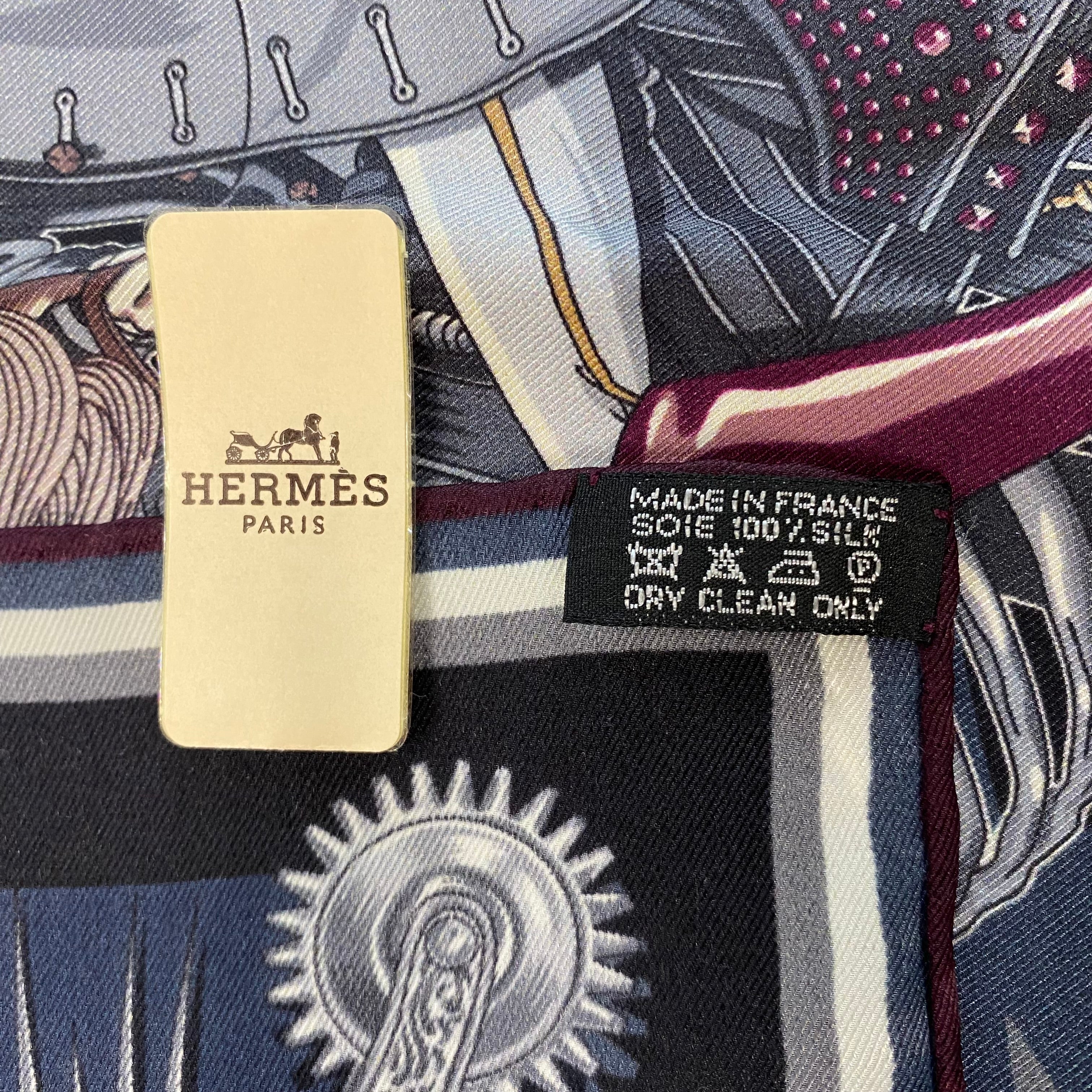 Hermès C’est la Fête 70 Silk Scarf Rare