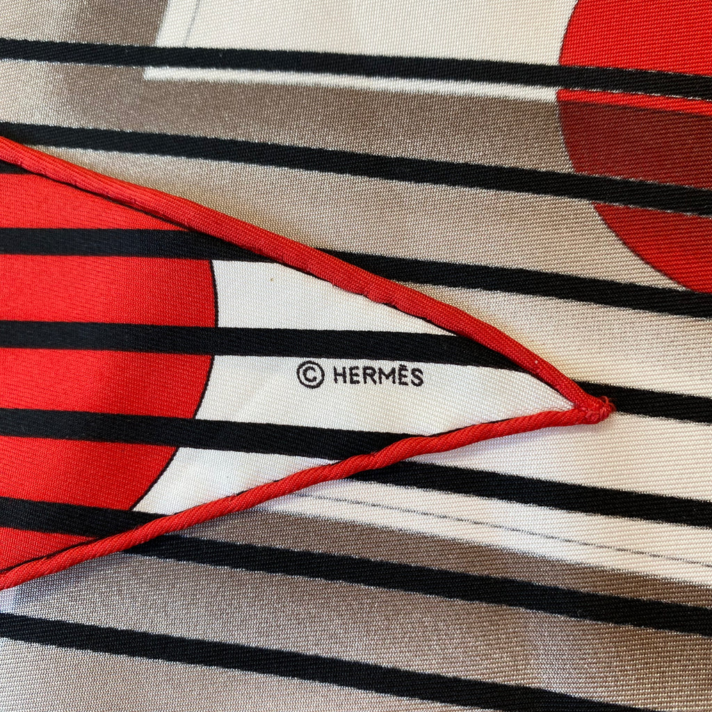 Hermès H20 Lozenge Silk Scarf Rare