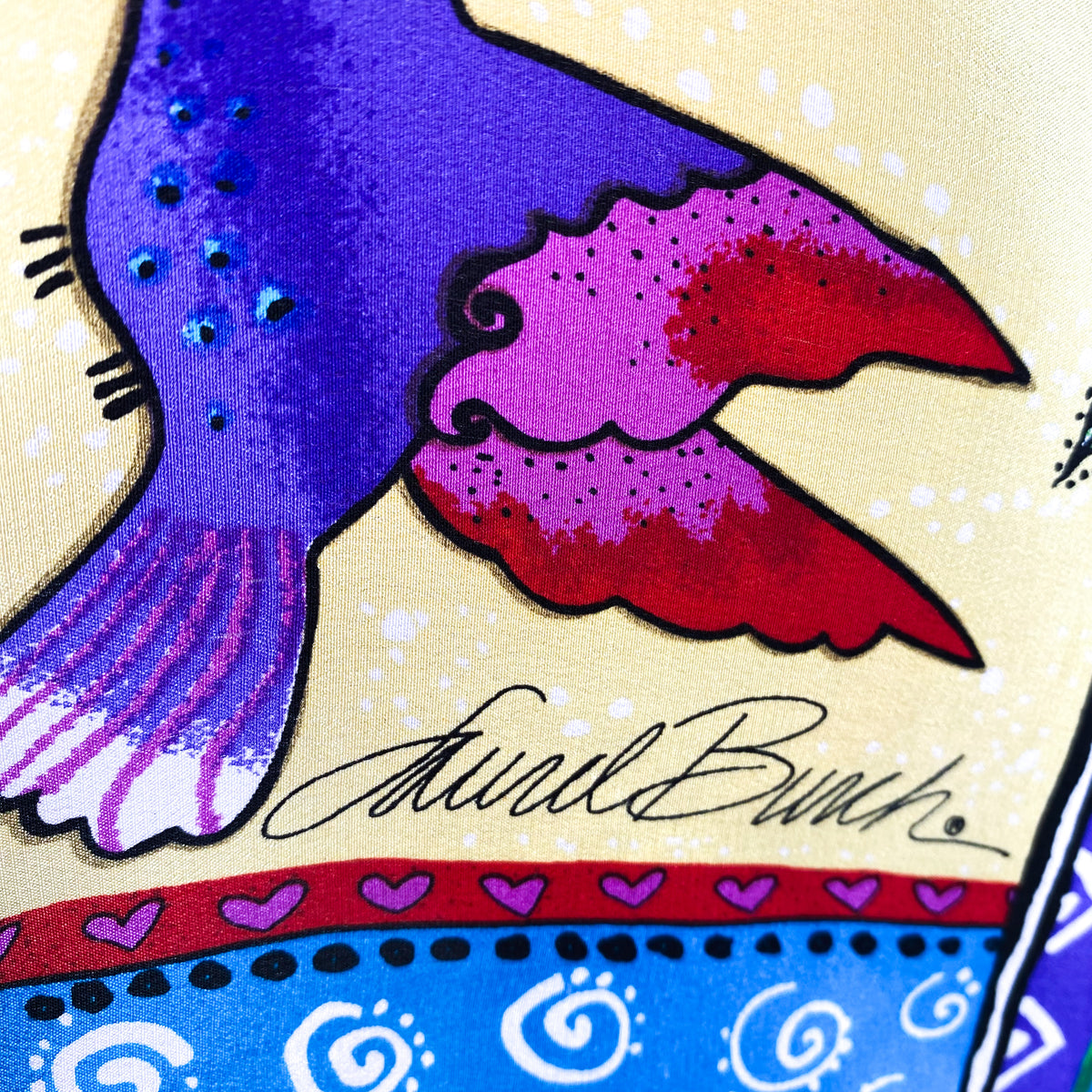 Laurel Burch Vivid Silk Scarf