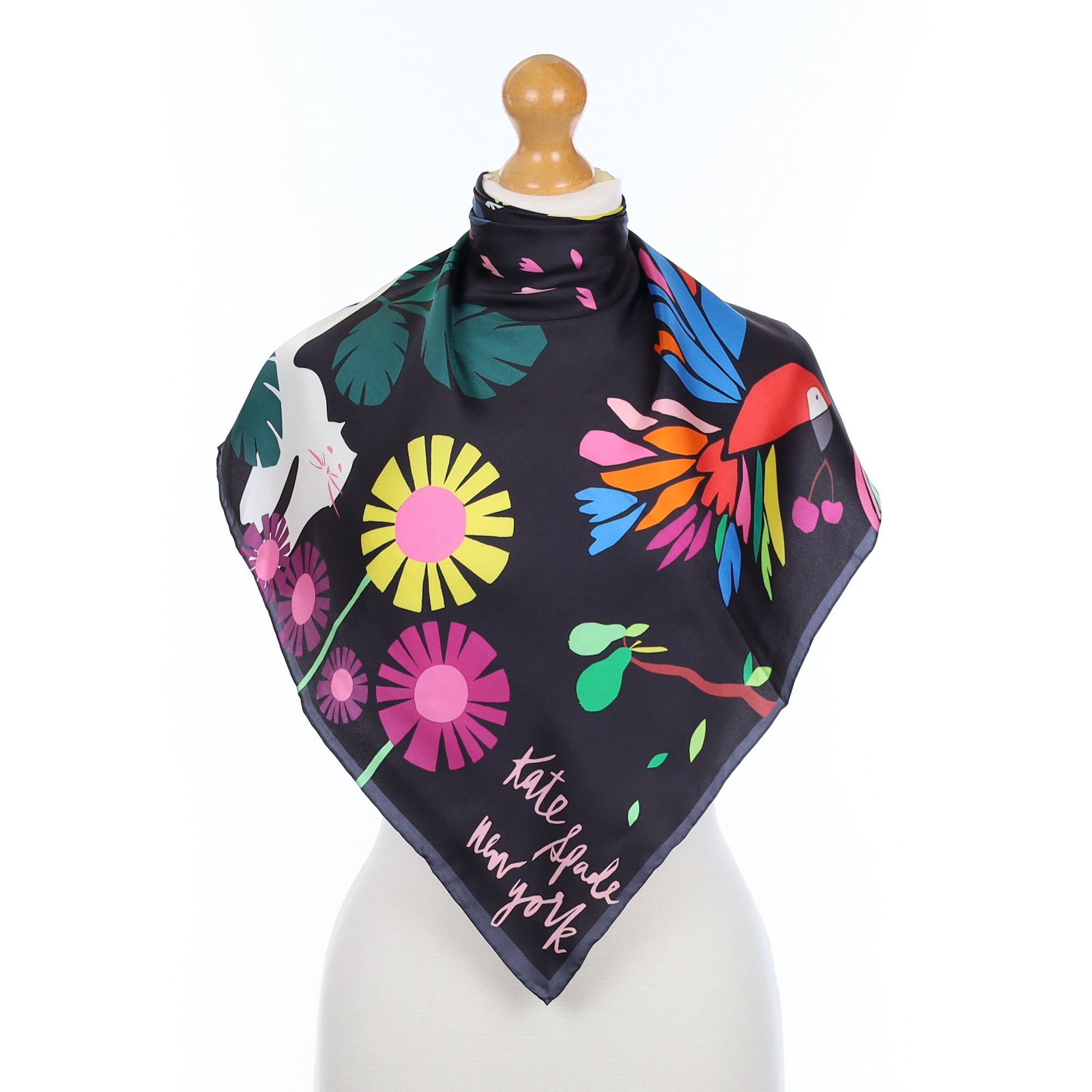 Brand New Kate Spade Colourful Silk Scarf