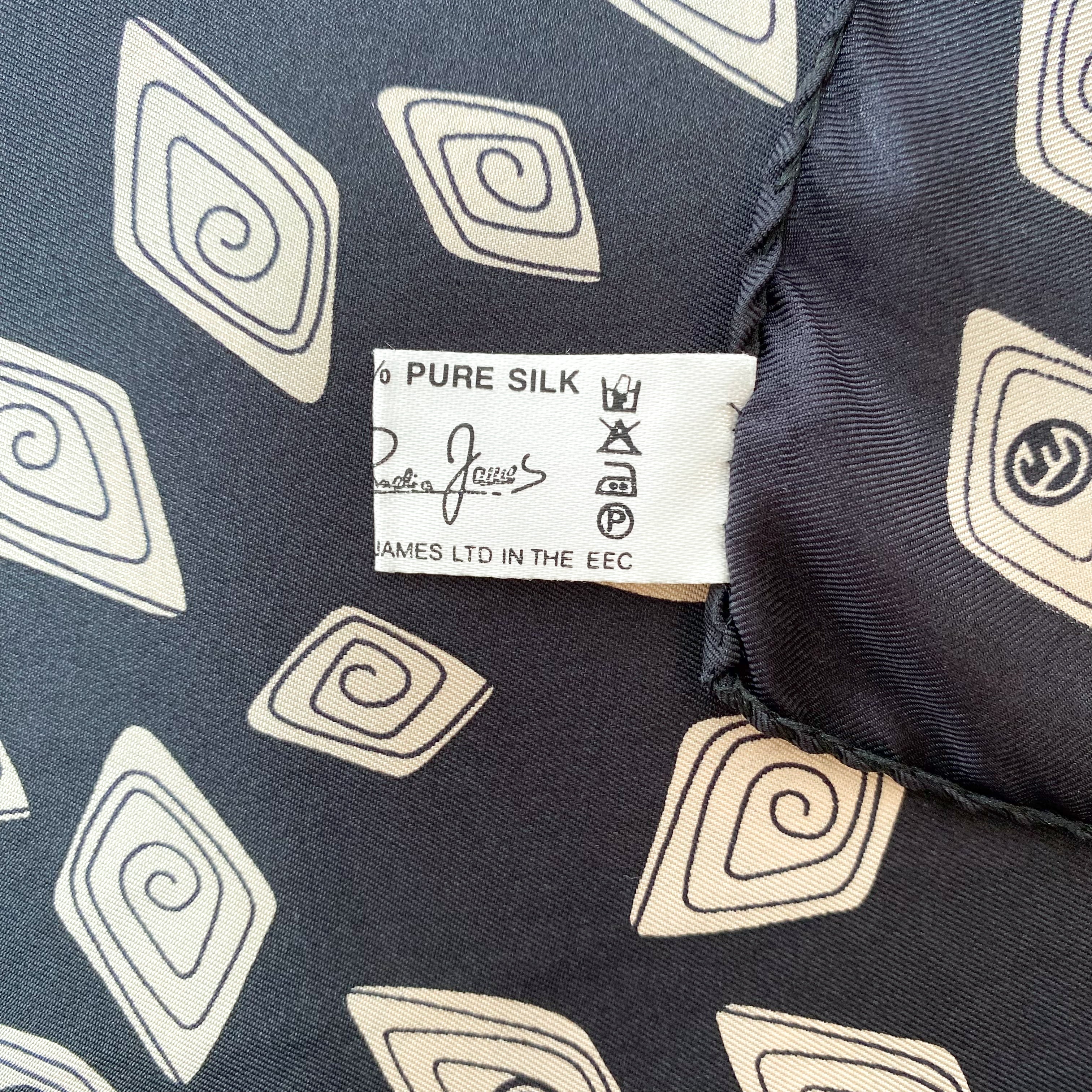 Cornelia James Abstract Silk Scarf