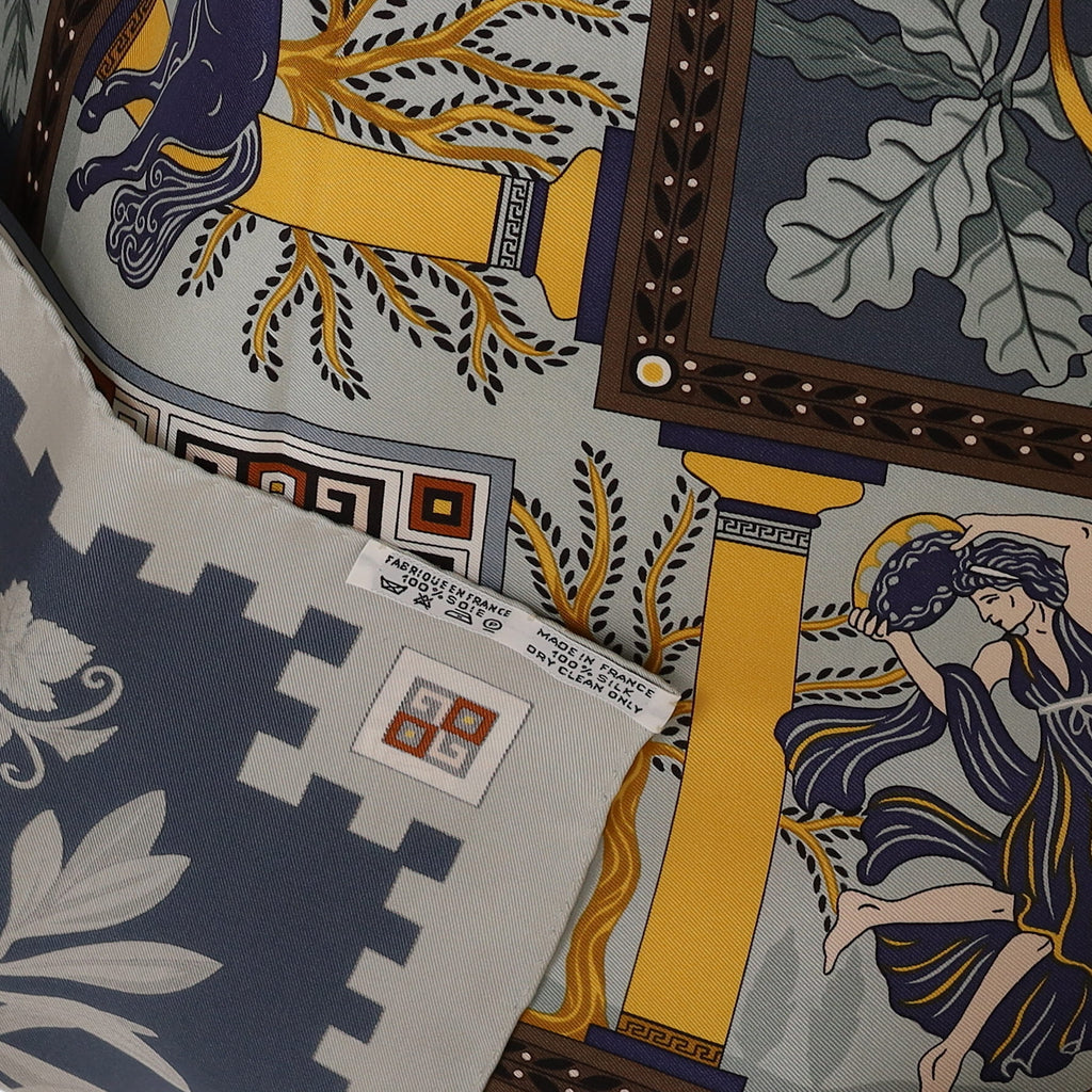 Pristine Hermès Musique Des Dieux Silk Scarf