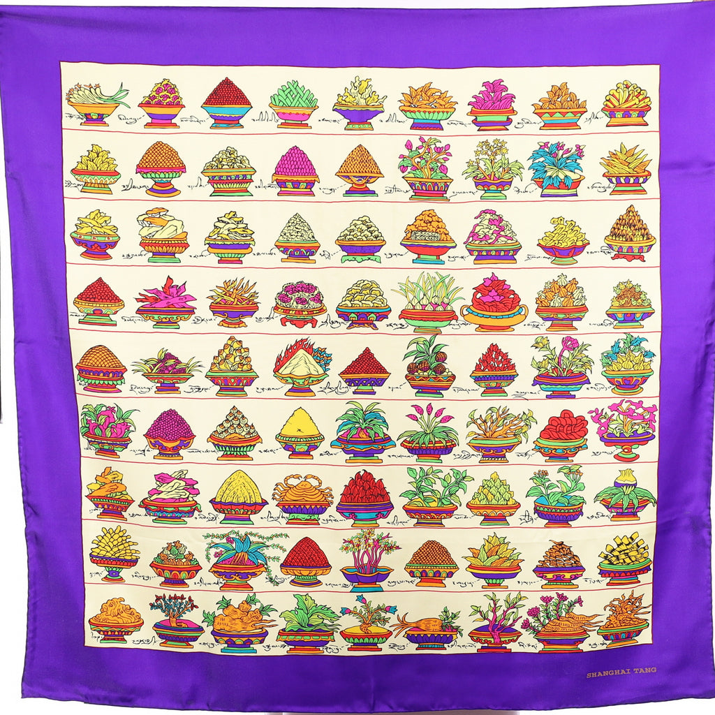 Brand New Boxed Shanghai Tang Silk Scarf
