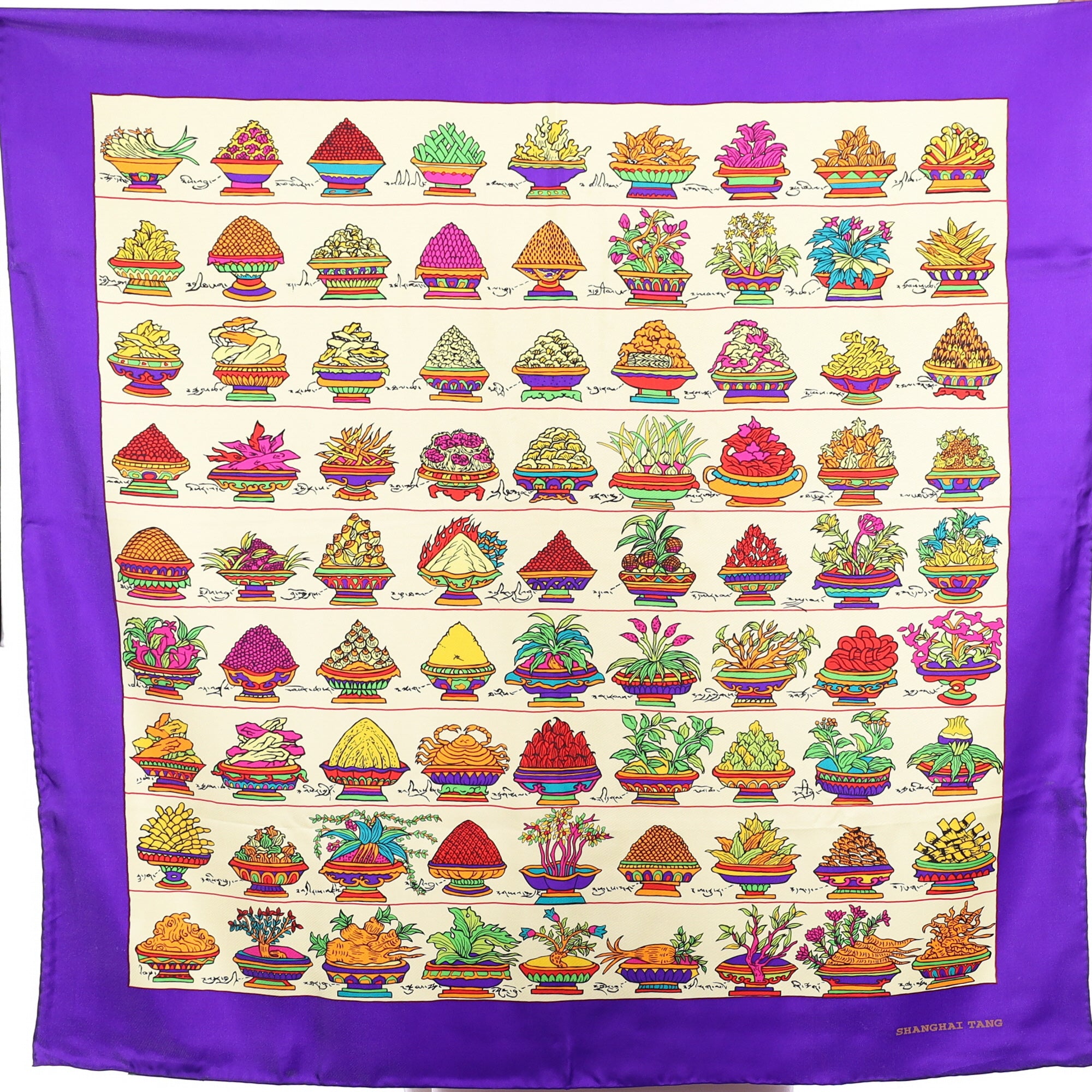 Brand New Boxed Shanghai Tang Silk Scarf