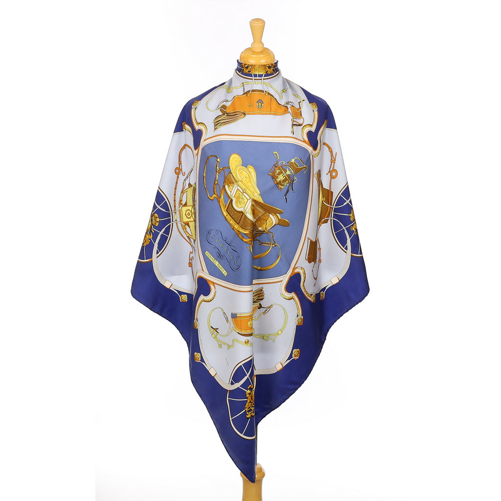 Hermès Springs Silk Scarf
