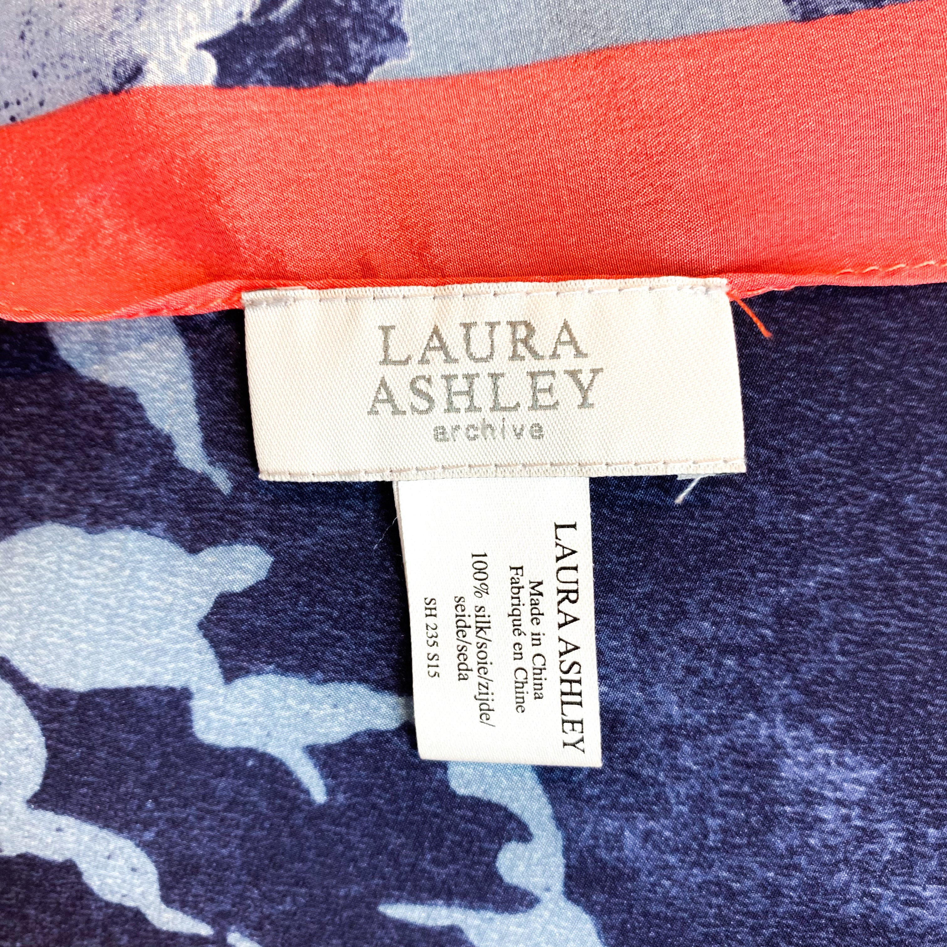 Laura Ashley Silk Crepe Scarf