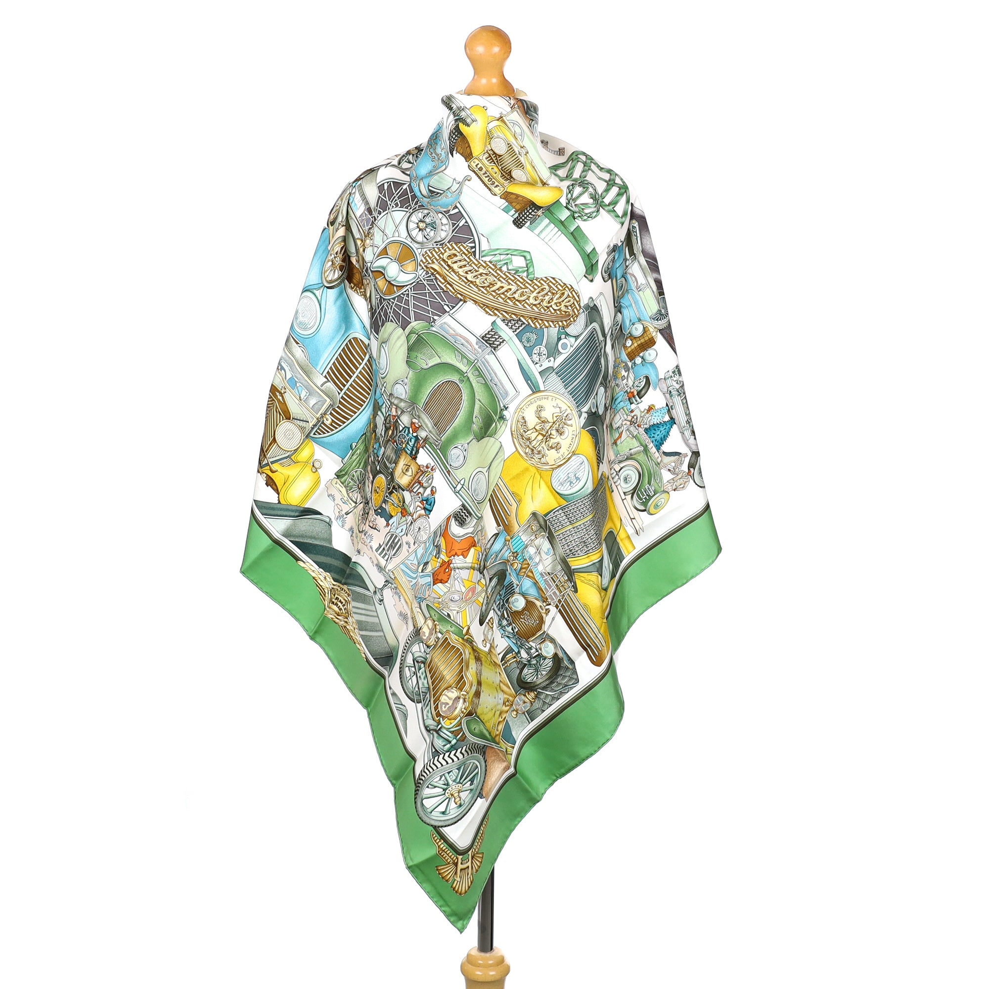 Brand New Boxed Hermès Automobile Silk Scarf Quite Rare