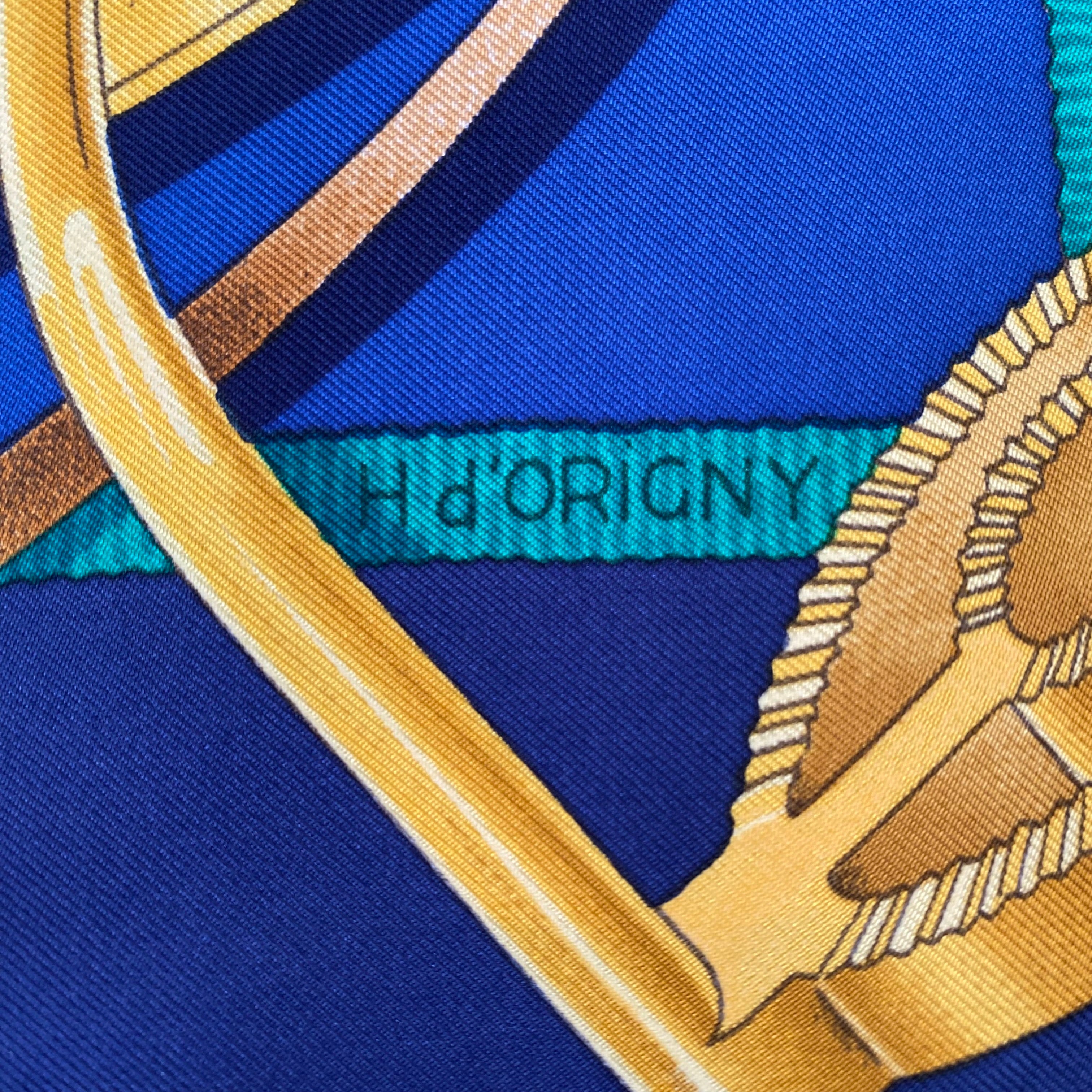Hermès Grand Manège Designer Silk Scarf
