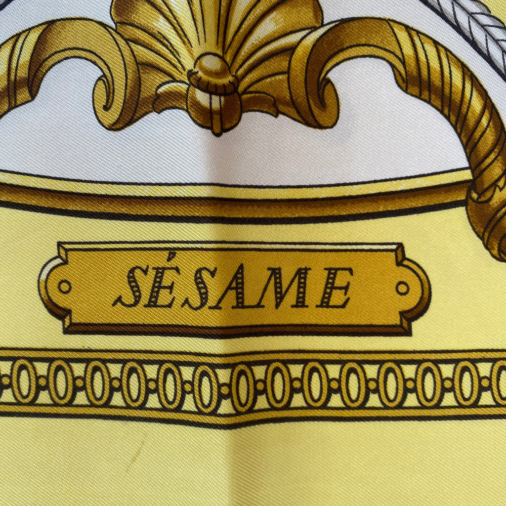 Hermès Sésame Designer Silk Scarf
