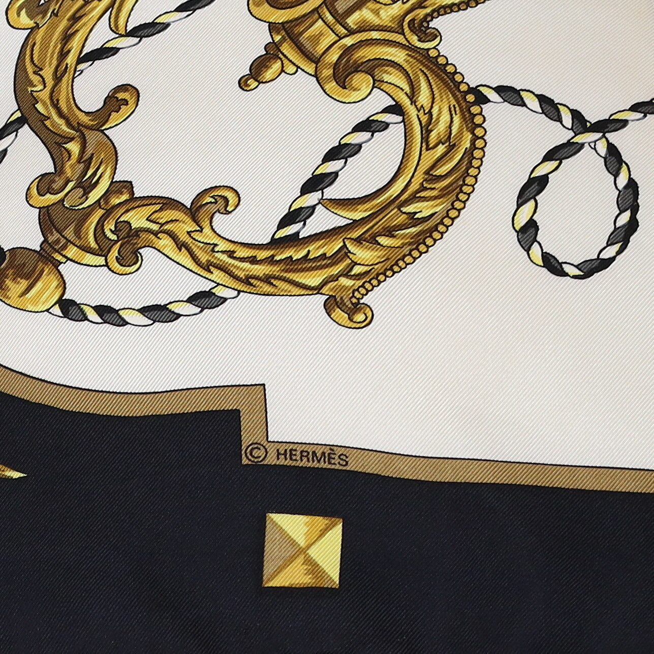 Hermès Les Clefs Silk Scarf