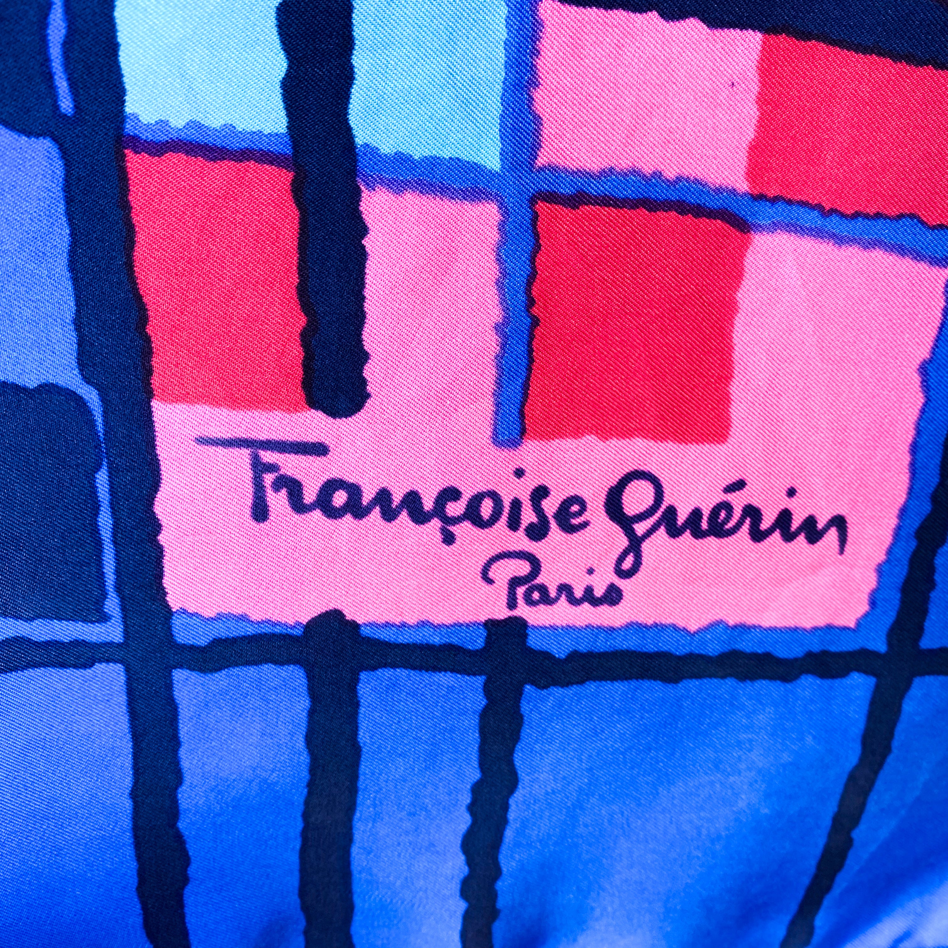 Vintage Francoise Guerin Silk Scarf