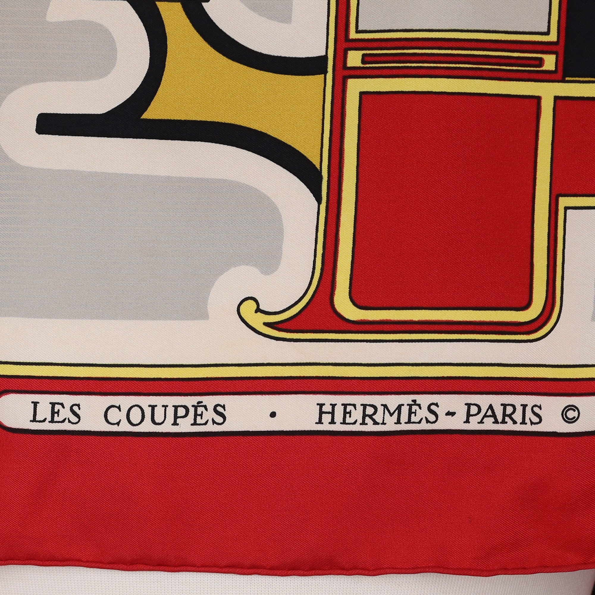 Hermès Les Coupés Silk Scarf