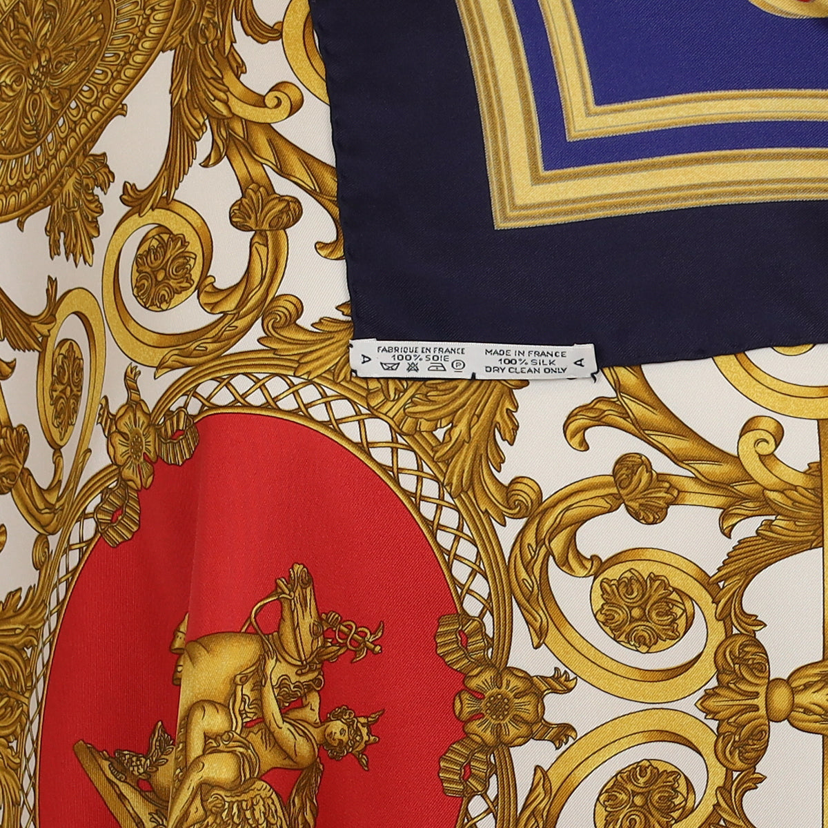 Hermès Les Tuileries Silk Scarf
