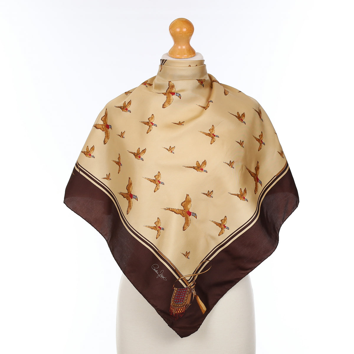 Cornella James Country Style Silk Scarf