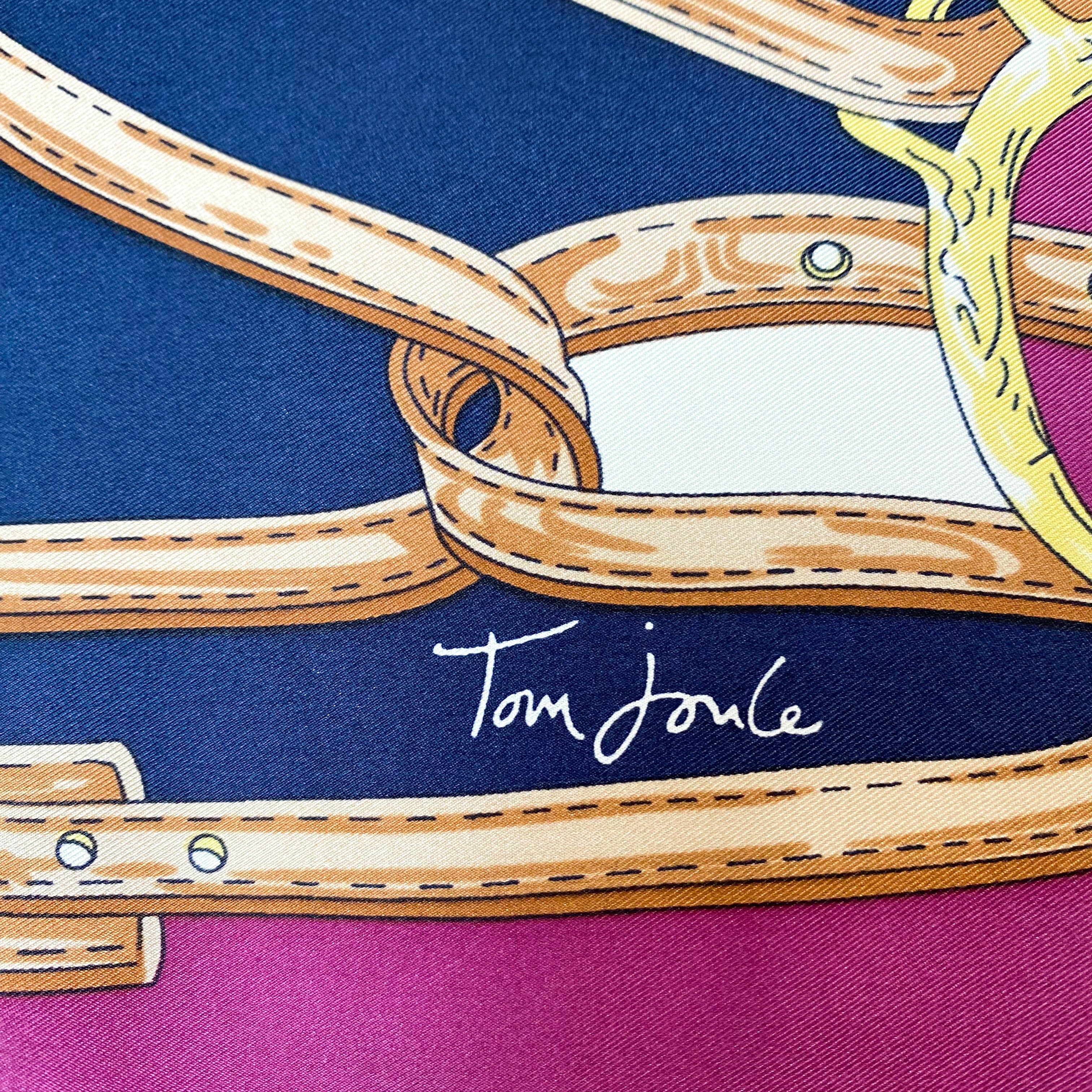Tom Joule Silk Scarf