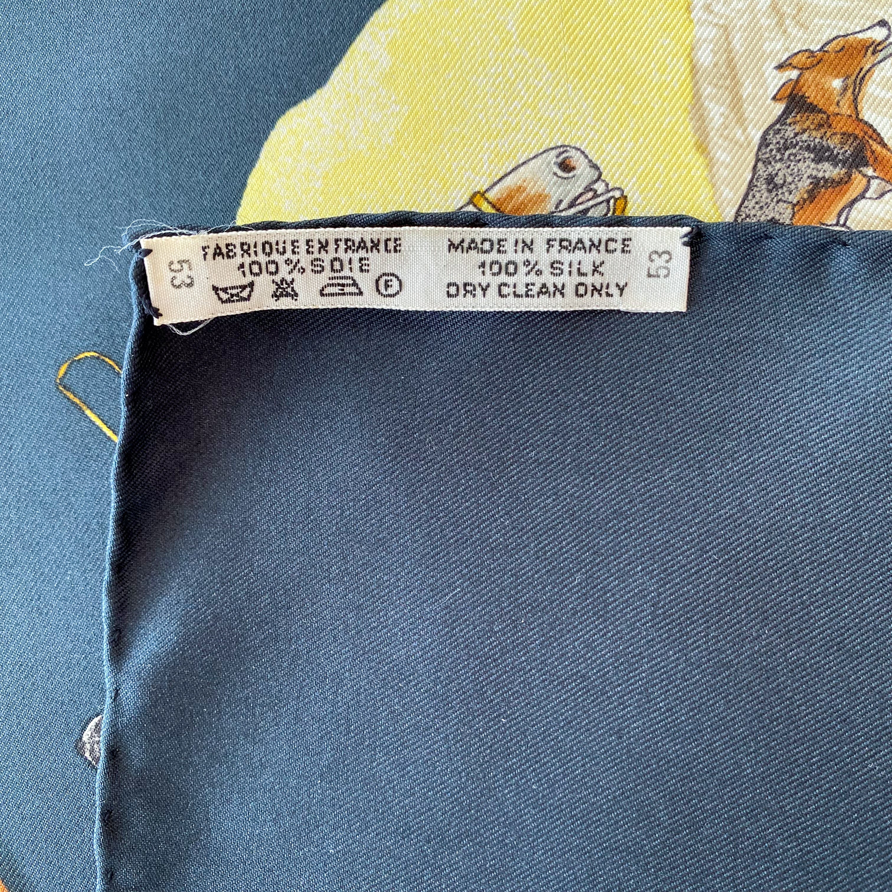 Hermès Le Laisser Courre Silk Scarf