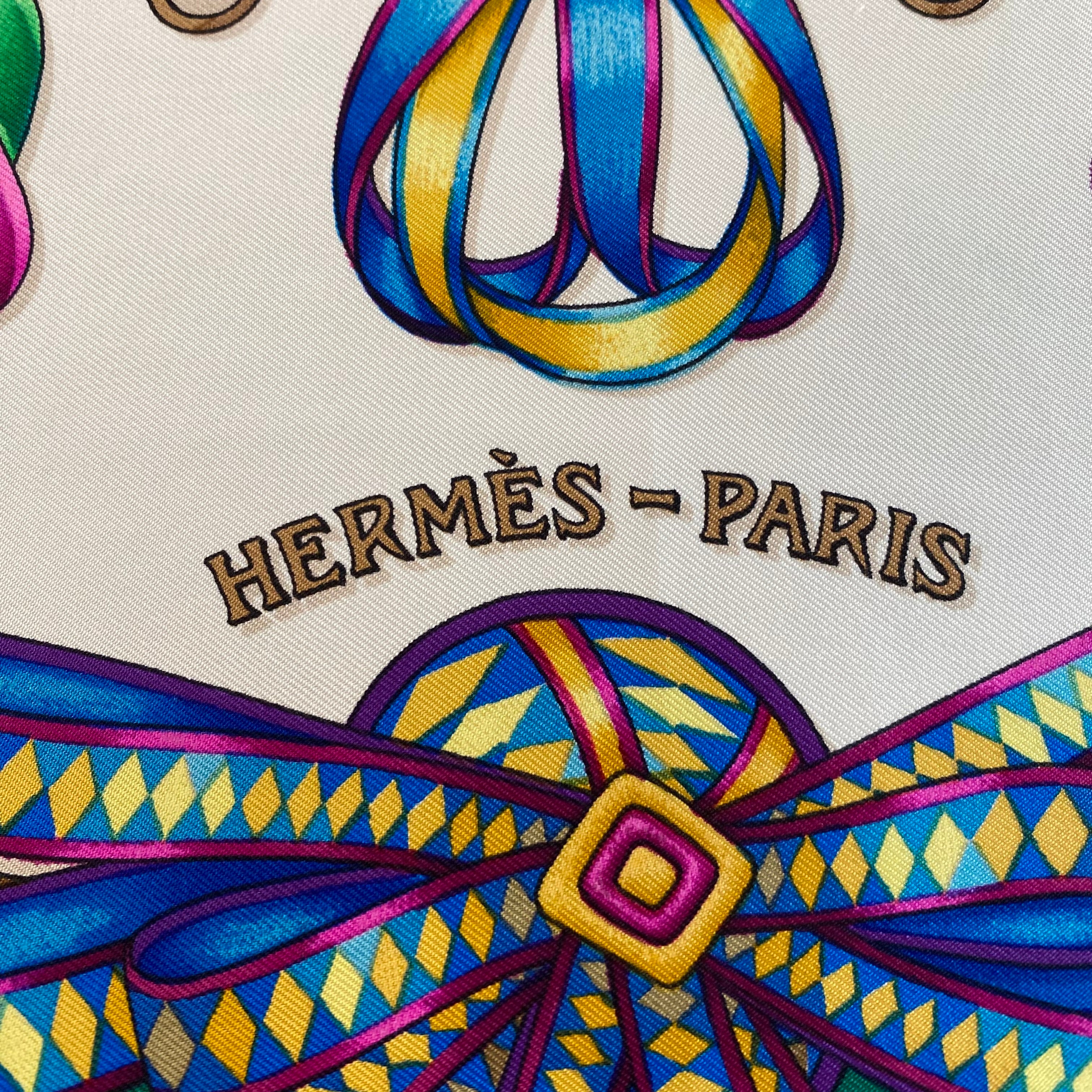 Hermès Les Rubans du Cheval Silk Scarf