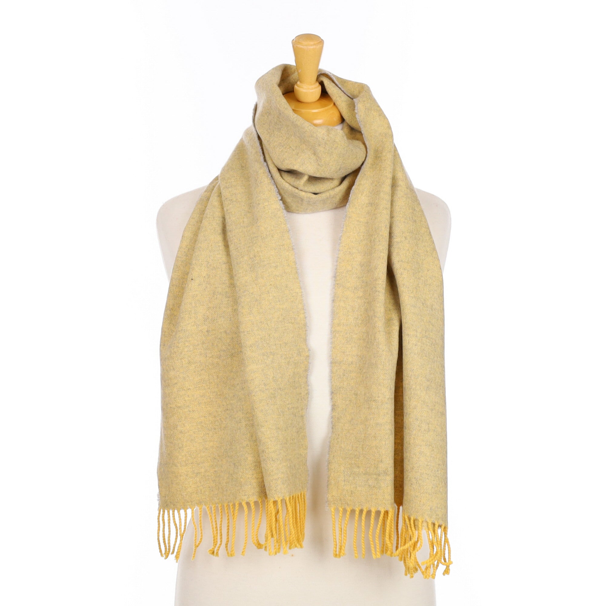 Muted Marigold Cashmere Woven Scarf