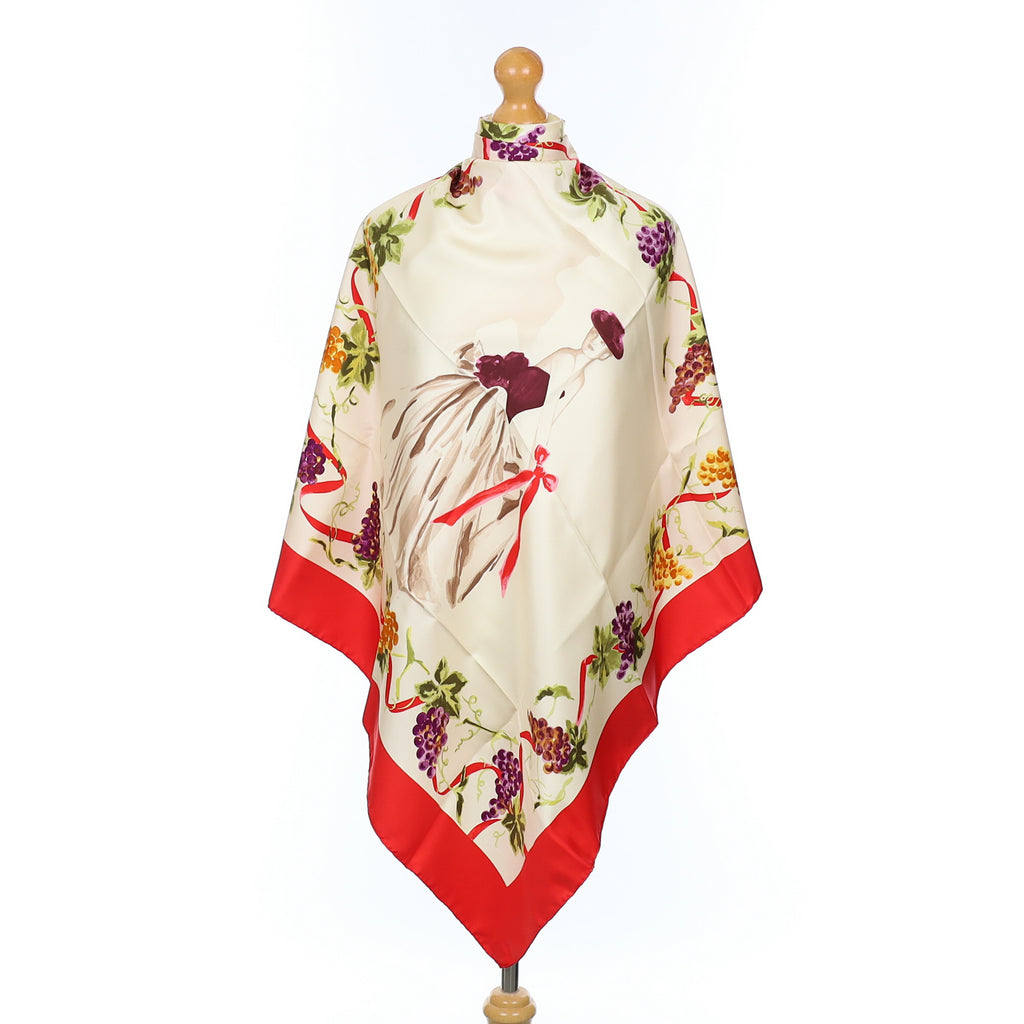 Brand New Boxed GH Mumm & Cie Silk Scarf