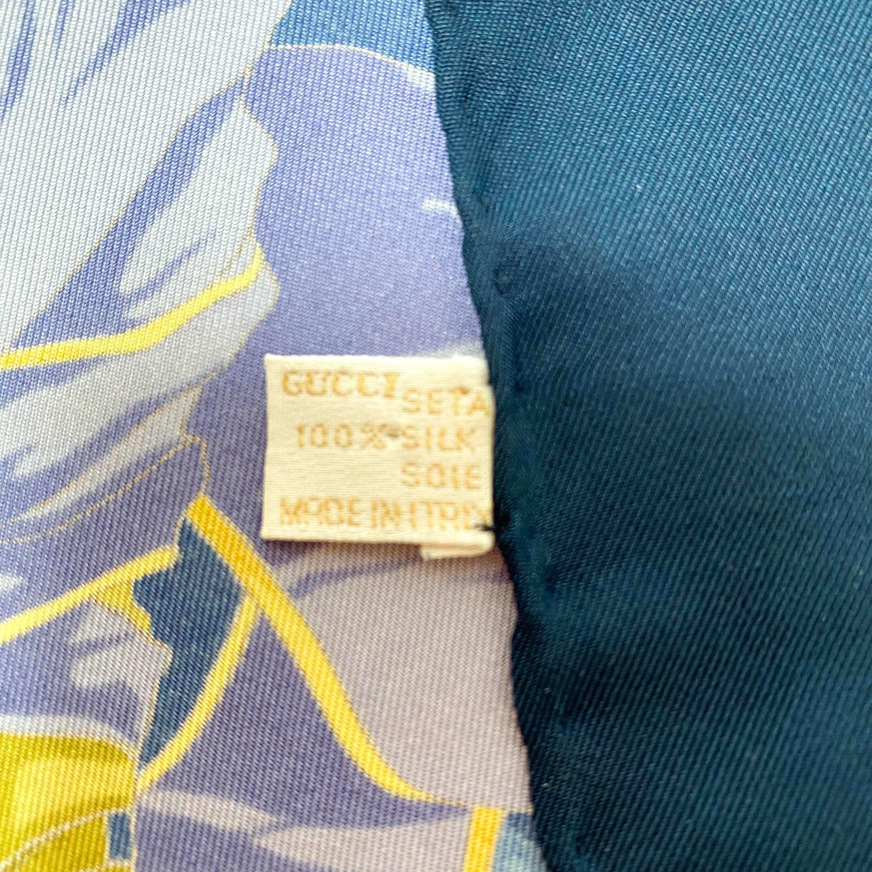 Gucci ‘Civitas Veneciarus’ Vintage Silk Scarf