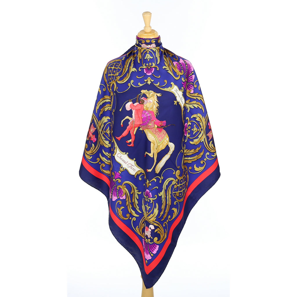 Hermès Cheval Turc Silk Scarf