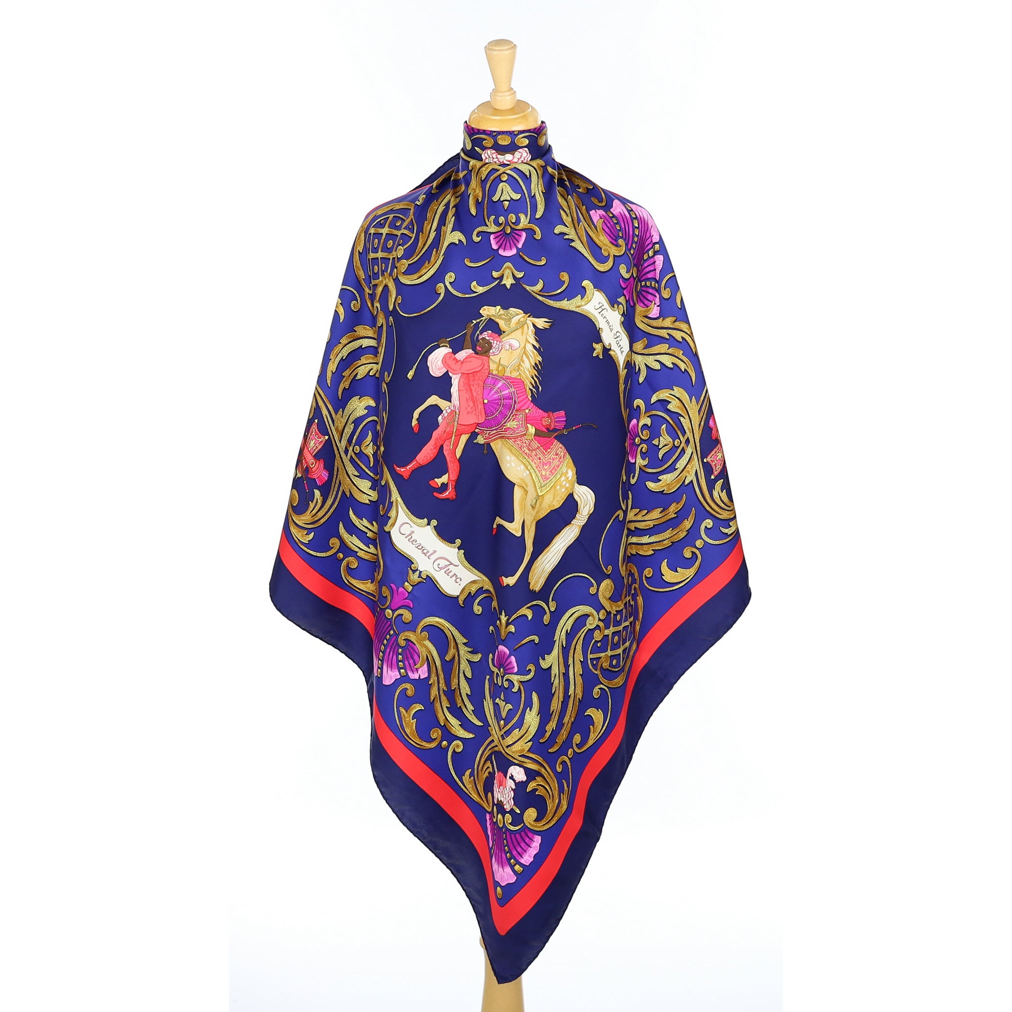 Hermès Cheval Turc Silk Scarf