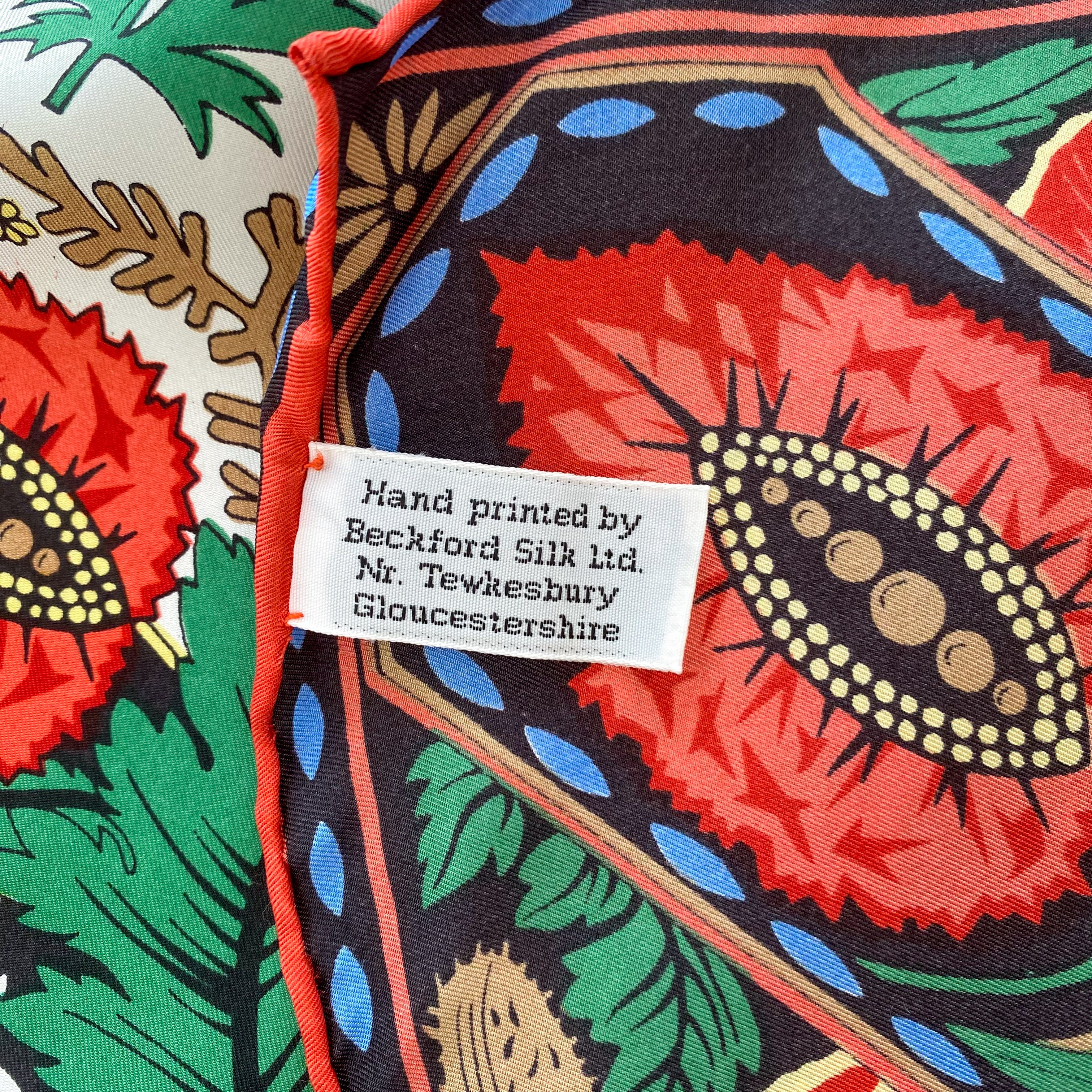 Immaculate Beckford Floral Silk Scarf
