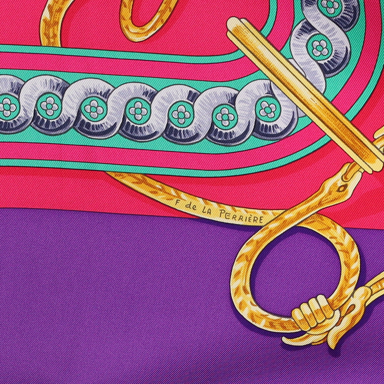 Brand New Boxed Hermès Bride de Cour Silk Scarf Quite Rare