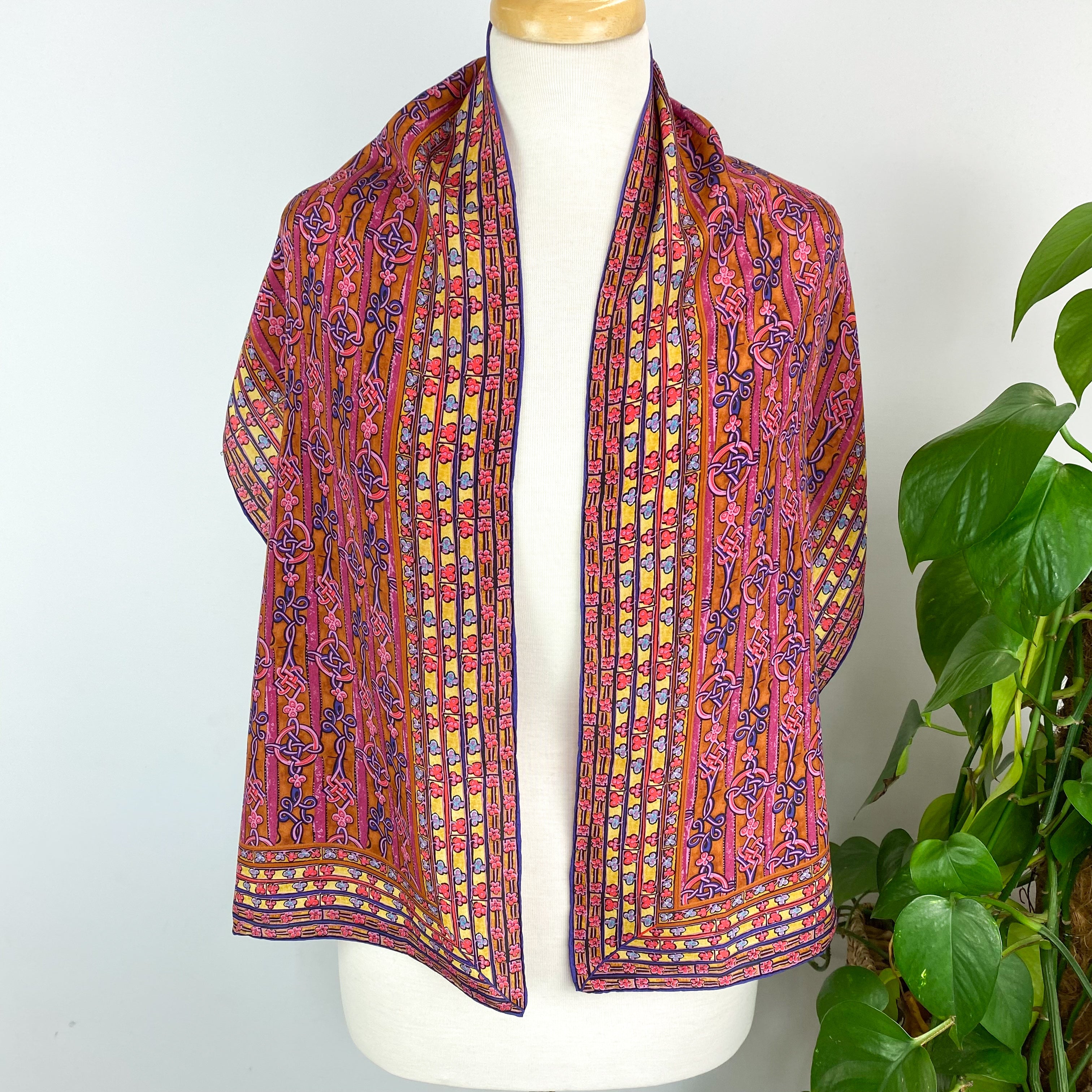 Fox & Chave Long Silk Scarf
