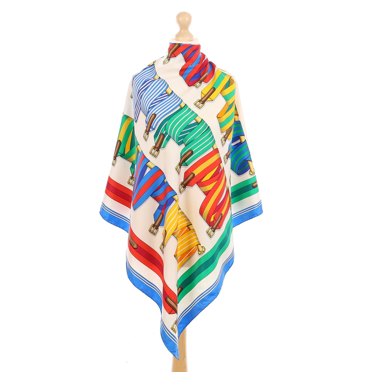 Hermès Les Sangles Silk Scarf