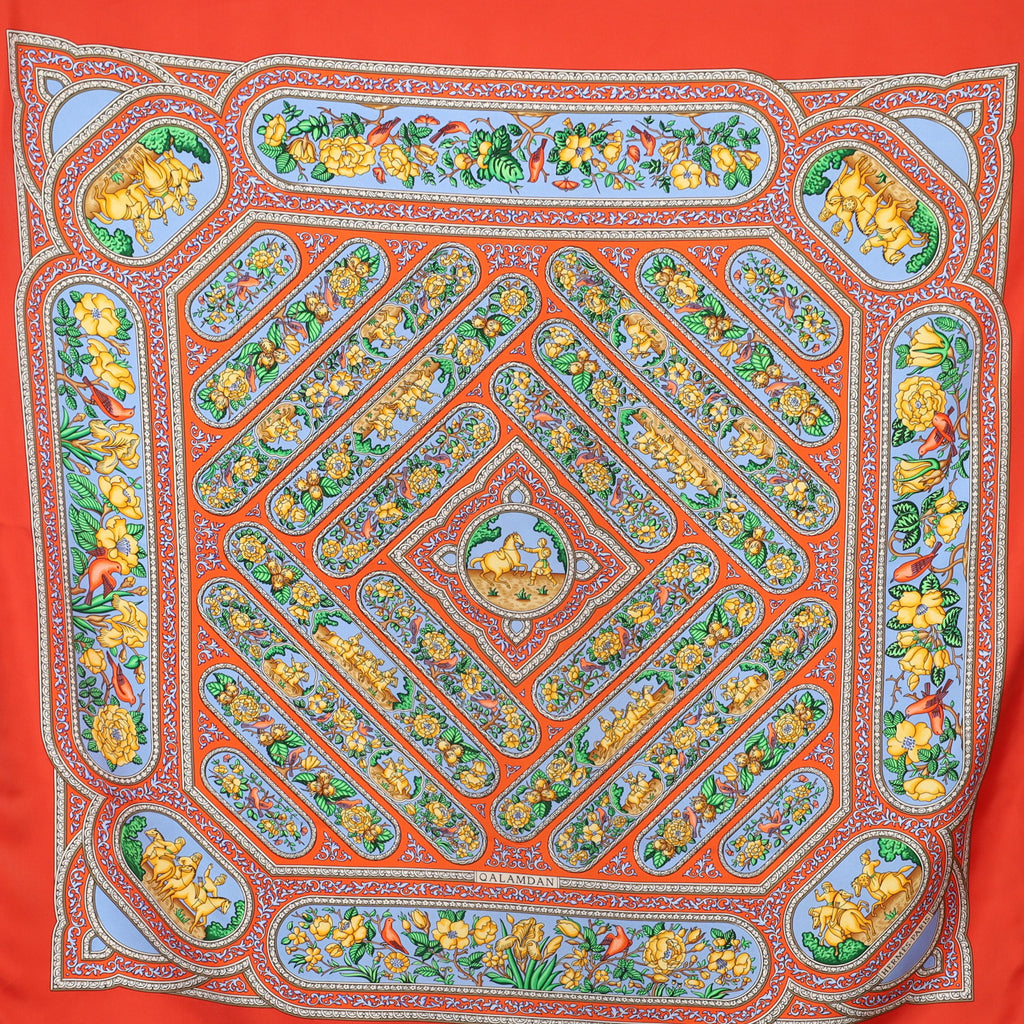 Hermès Qalamdan Silk Scarf