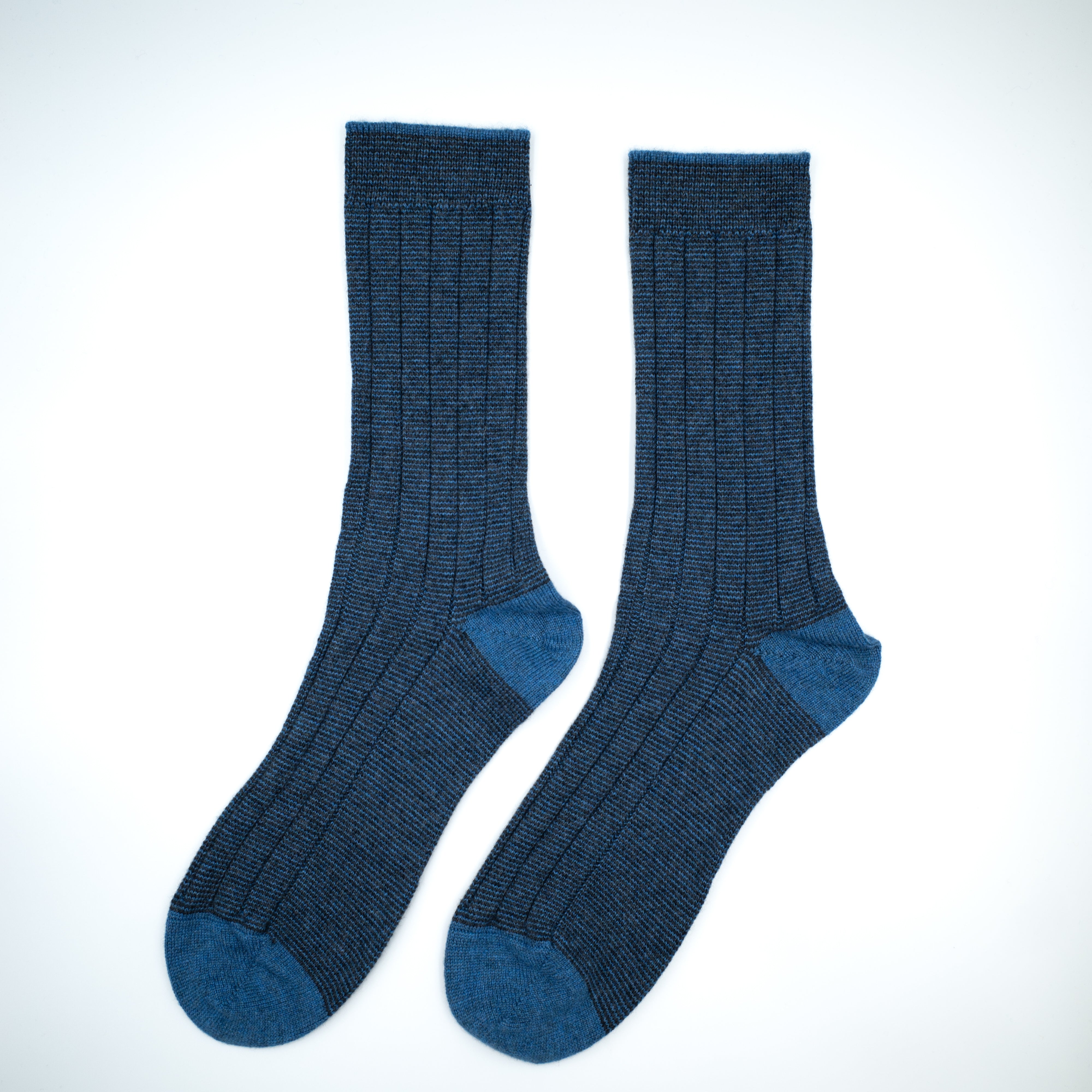 Men’s New Scottish Blue Cashmere Every Day Socks