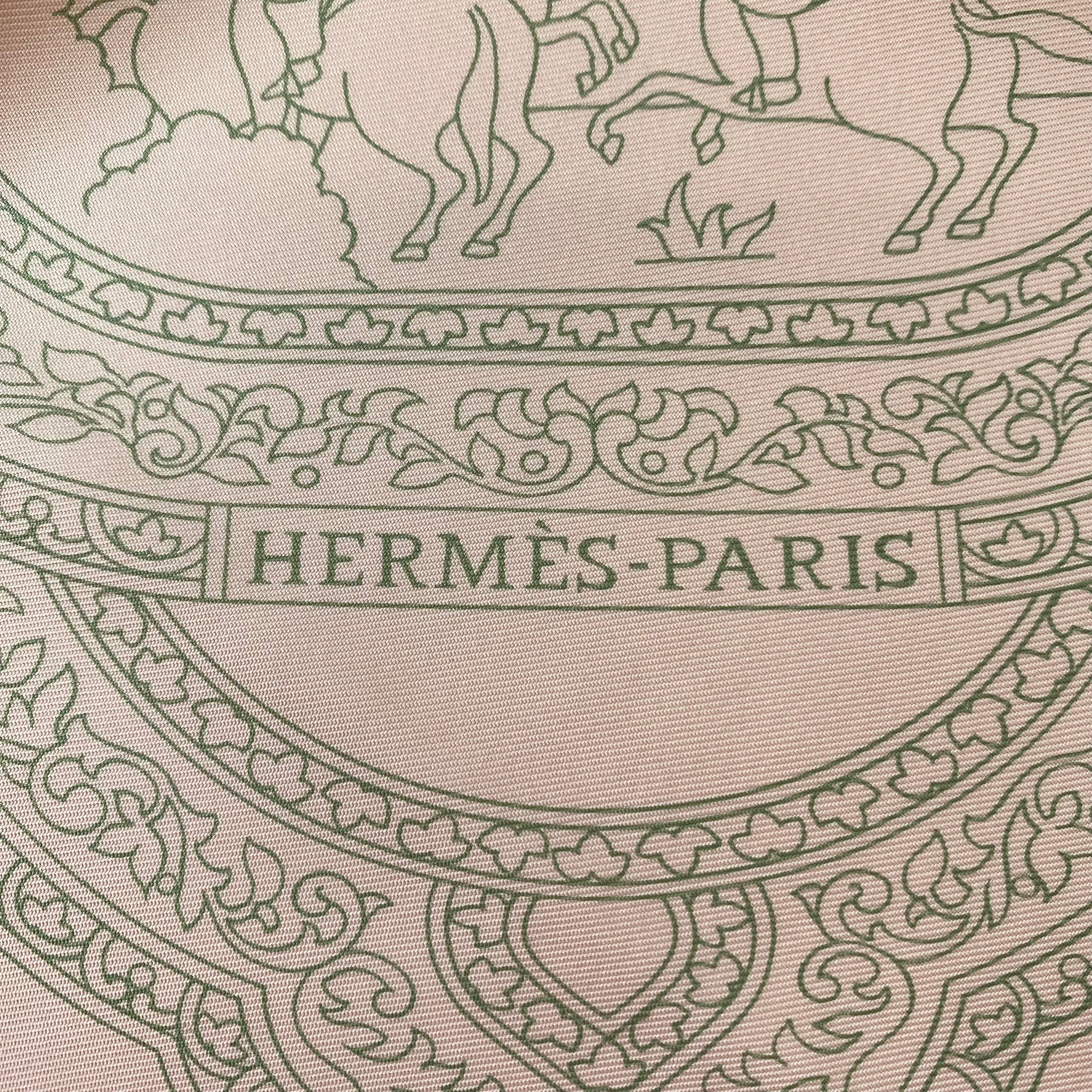 Hermès Qalamdan Silk Scarf