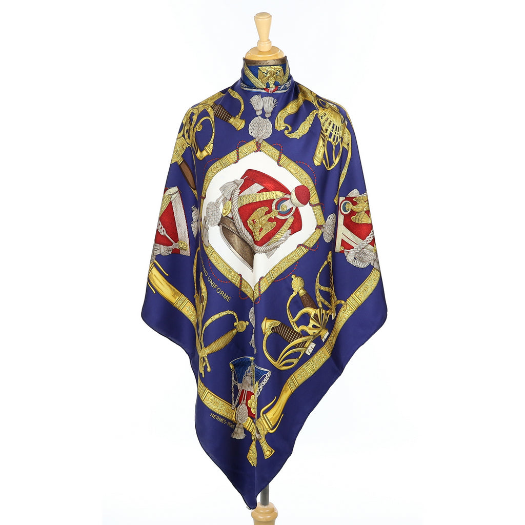 Hermès Grand Uniforme Silk Scarf