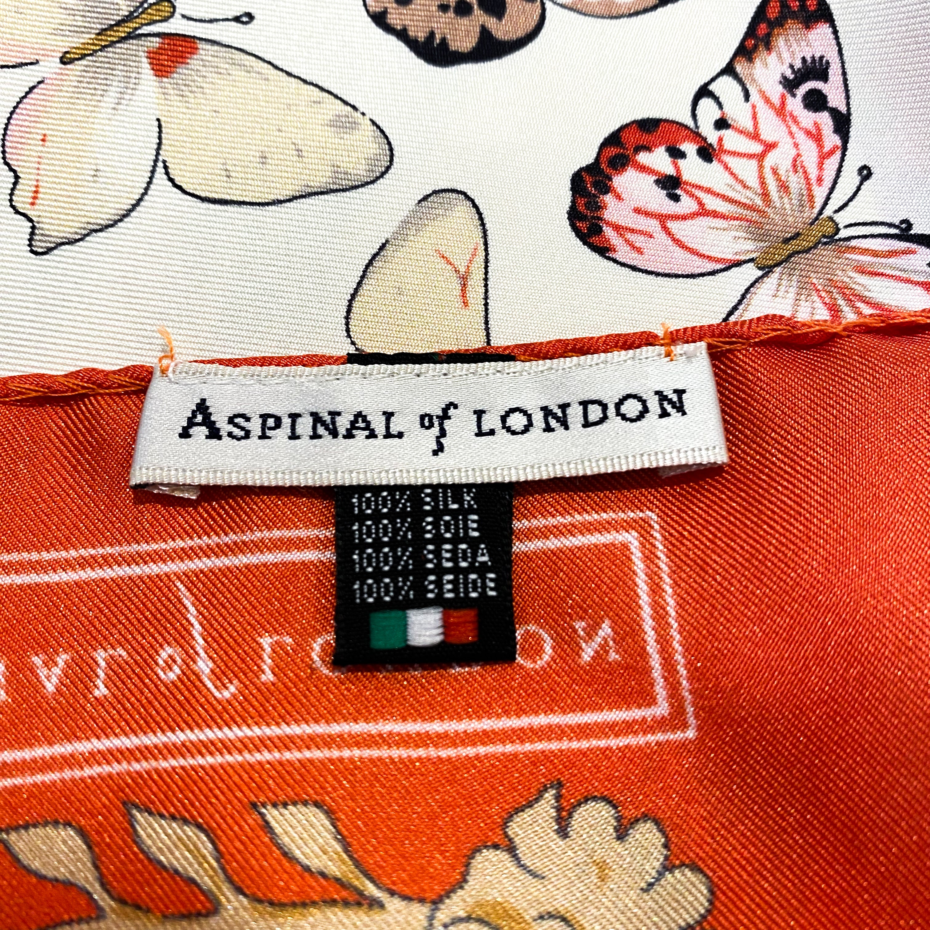 Immaculate Aspinal Of London Silk Scarf