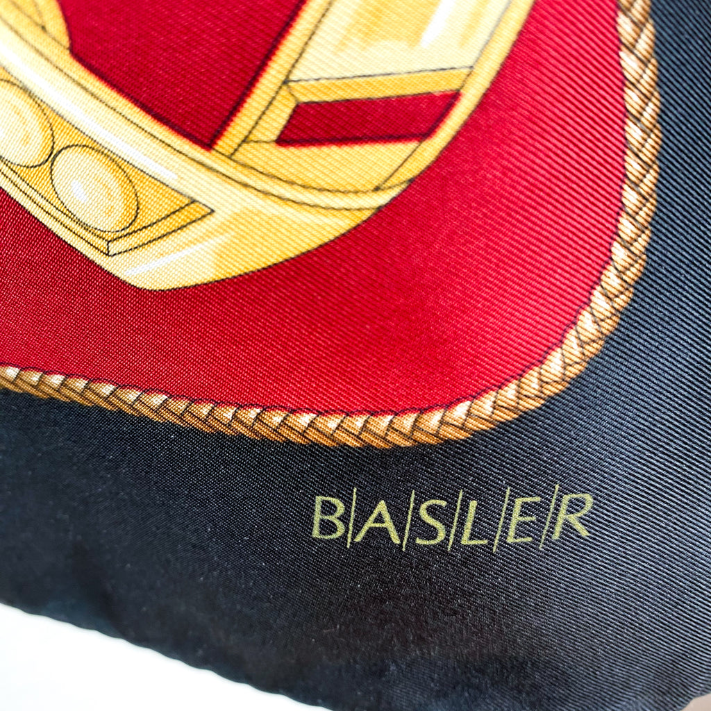 Basler Traditional Equestrian Vintage Silk Scarf