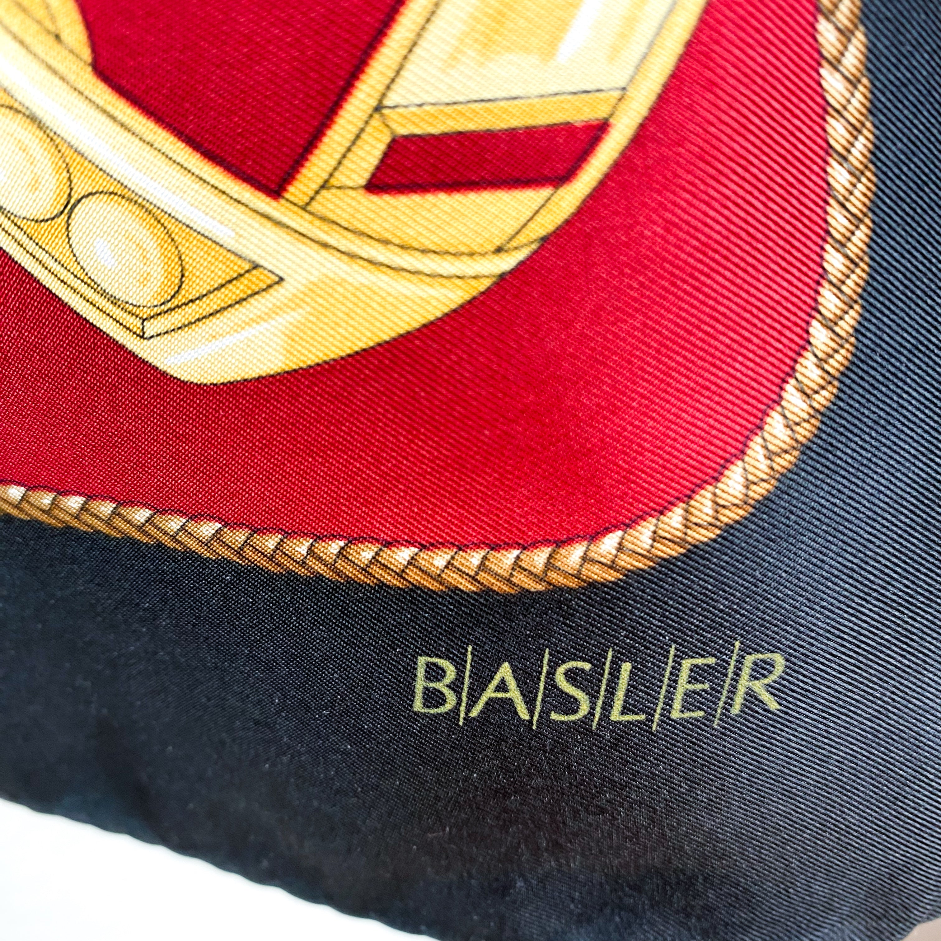 Basler Traditional Equestrian Vintage Silk Scarf