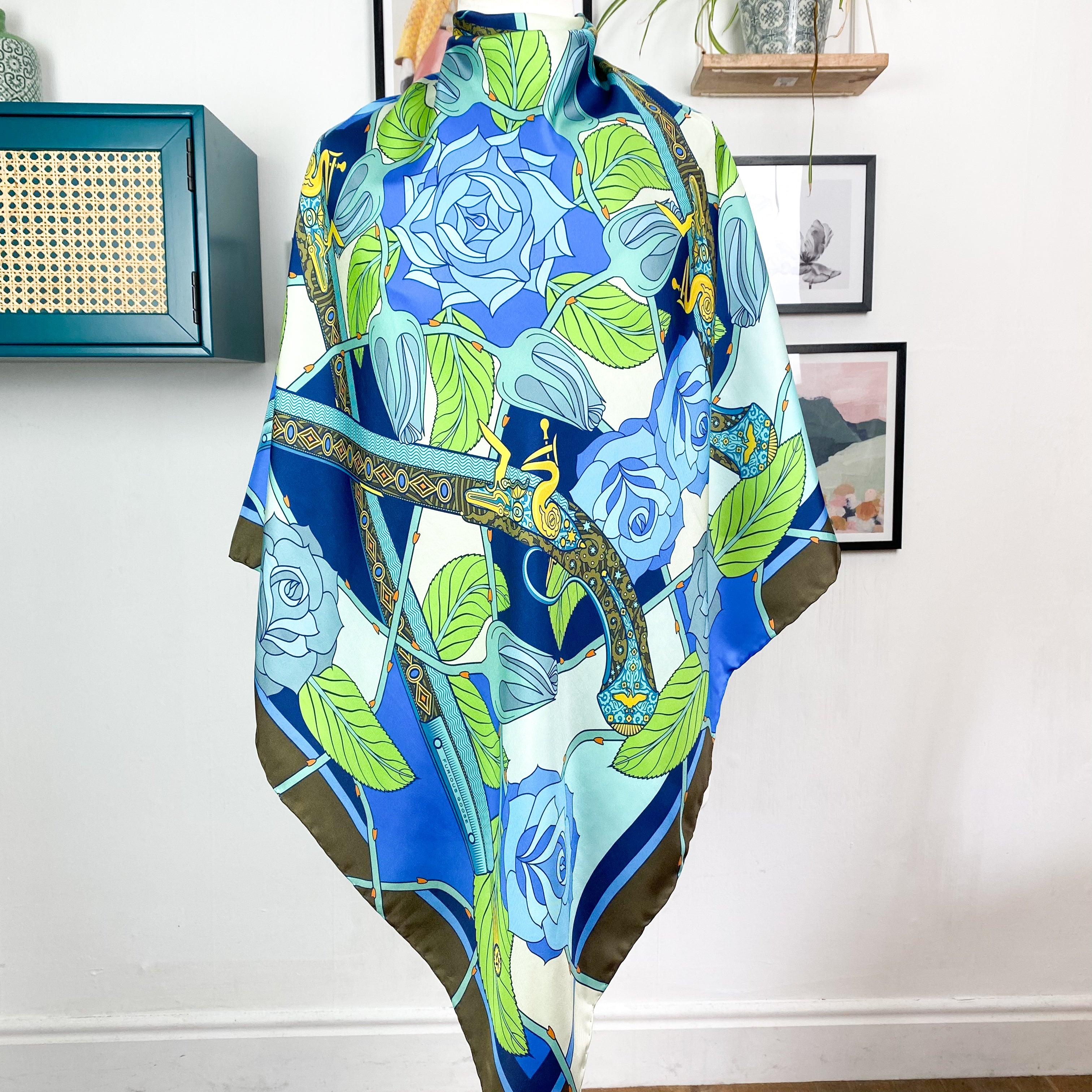 Brand New Furious Goose Designer Silk Scarf