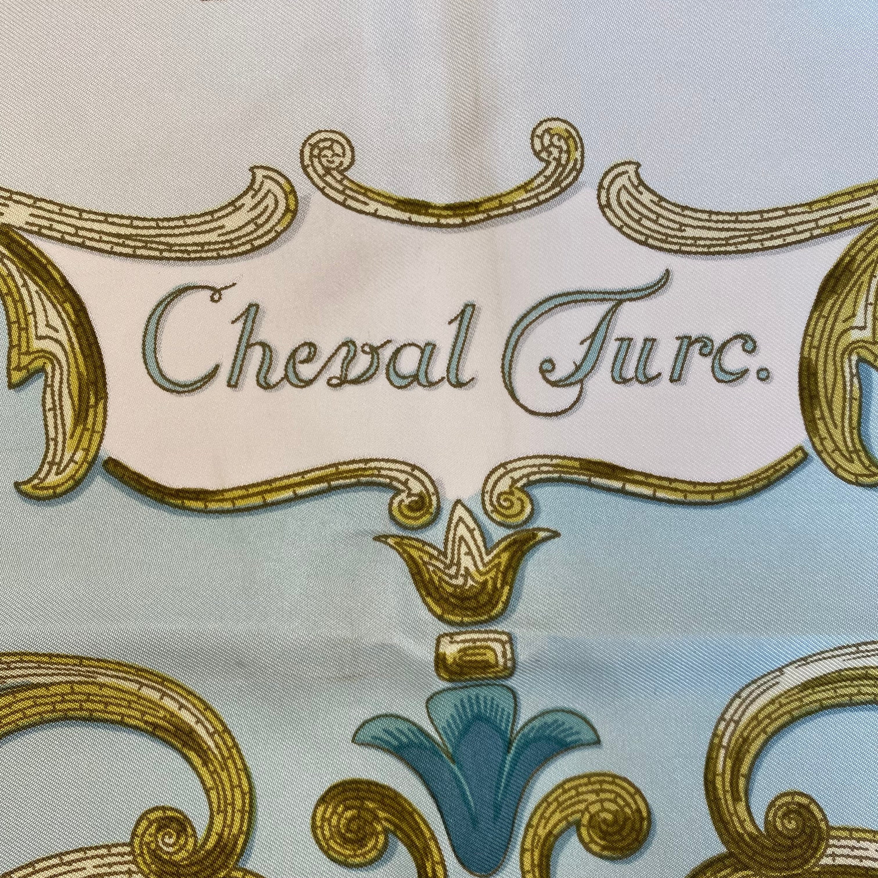 Hermès Cheval Turc Silk Scarf