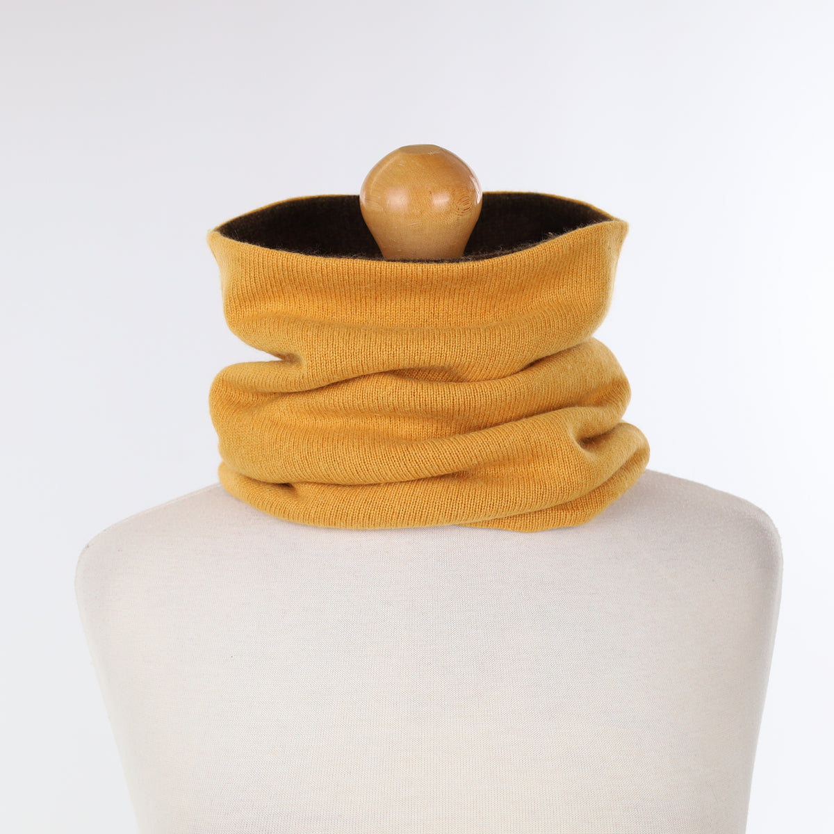 Marmalade Orange and Brown Luxury Double Layered Snood