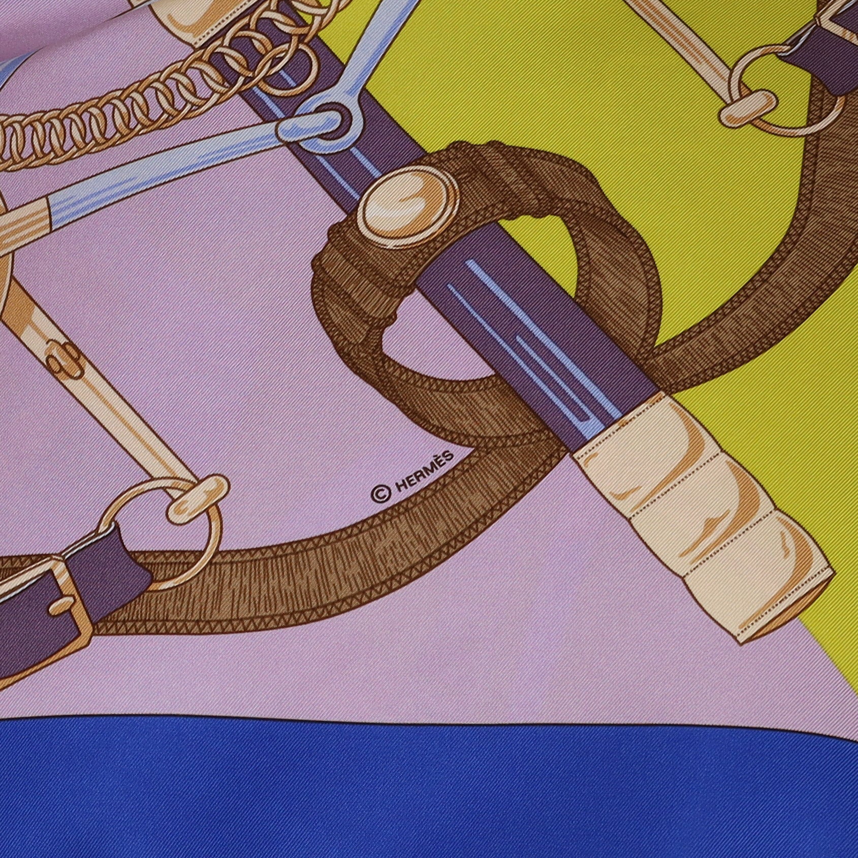 Hermès Eperon D’or Silk Scarf