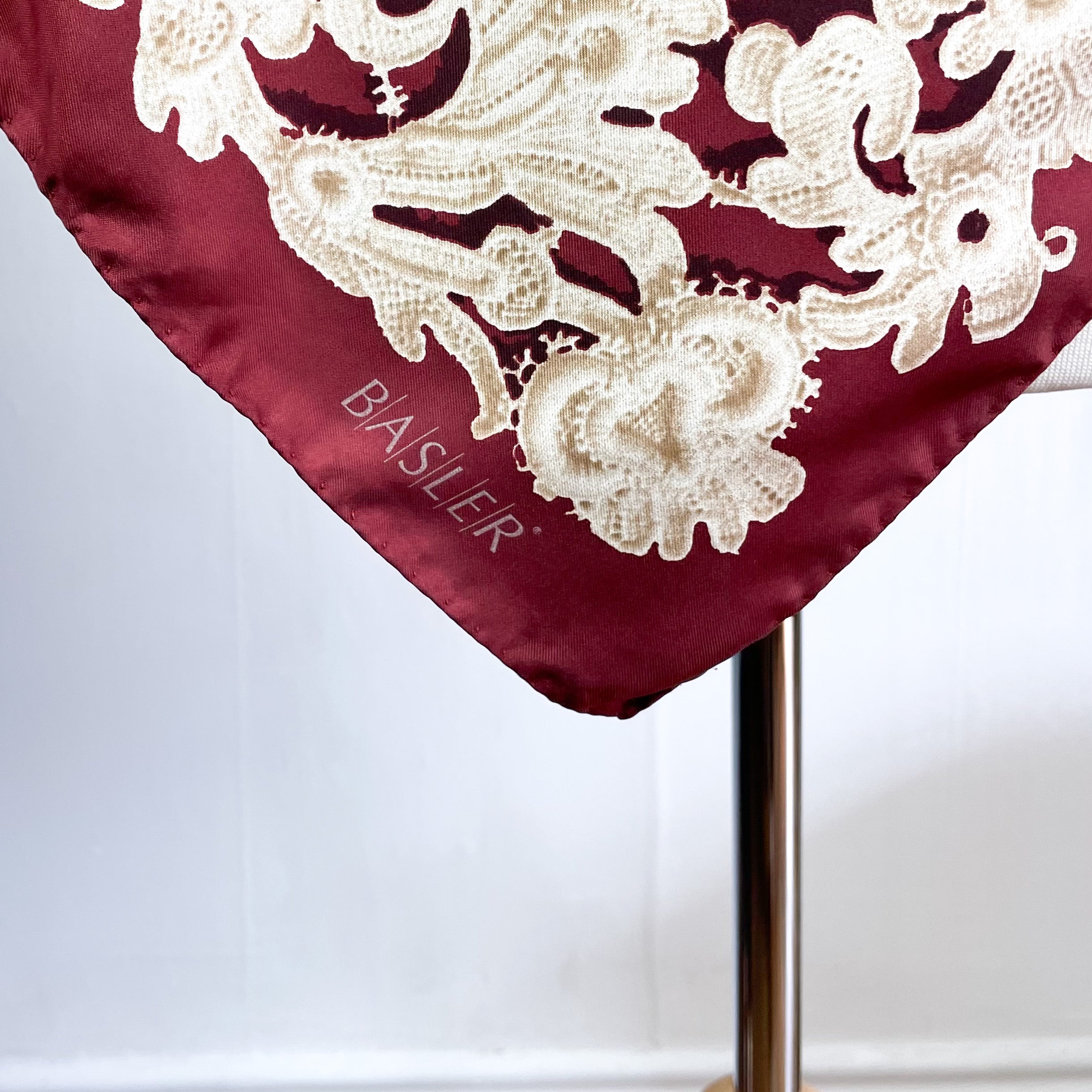 Large Basler Vintage Silk Scarf