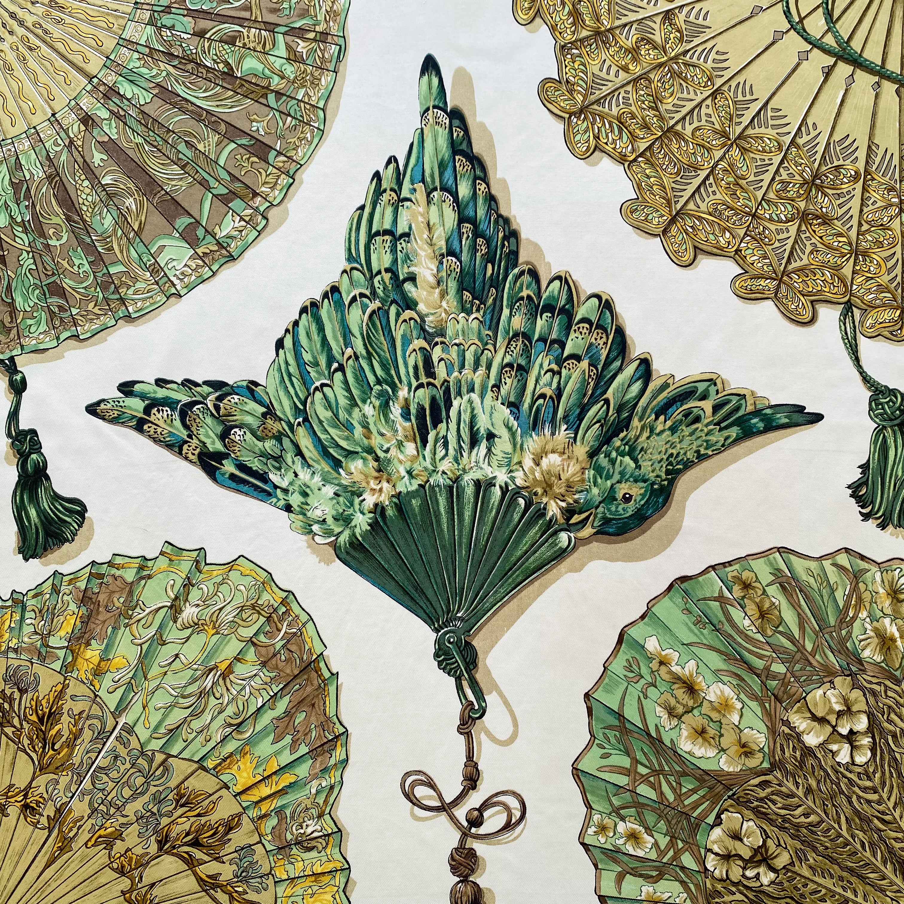 Boxed Hermès Belle Epoque 1967 Silk Scarf