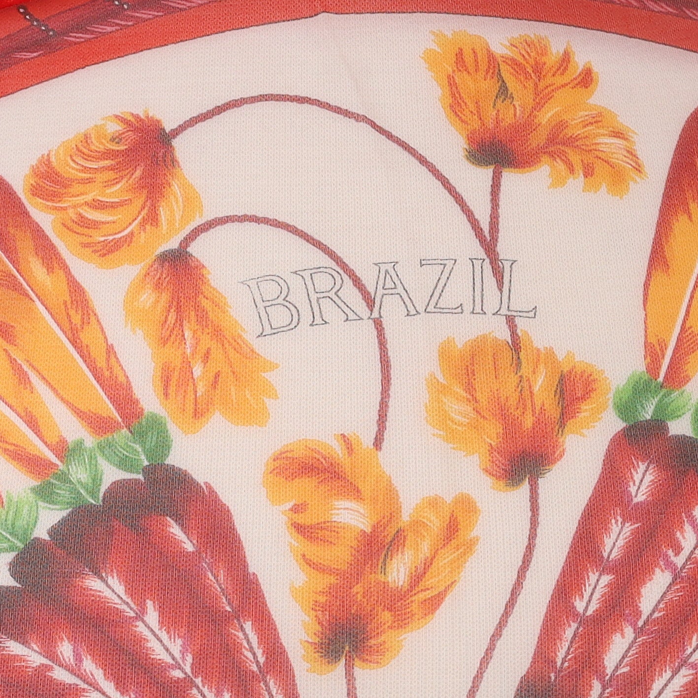 Brand New Hermès Brazil Mousseline Silk Scarf