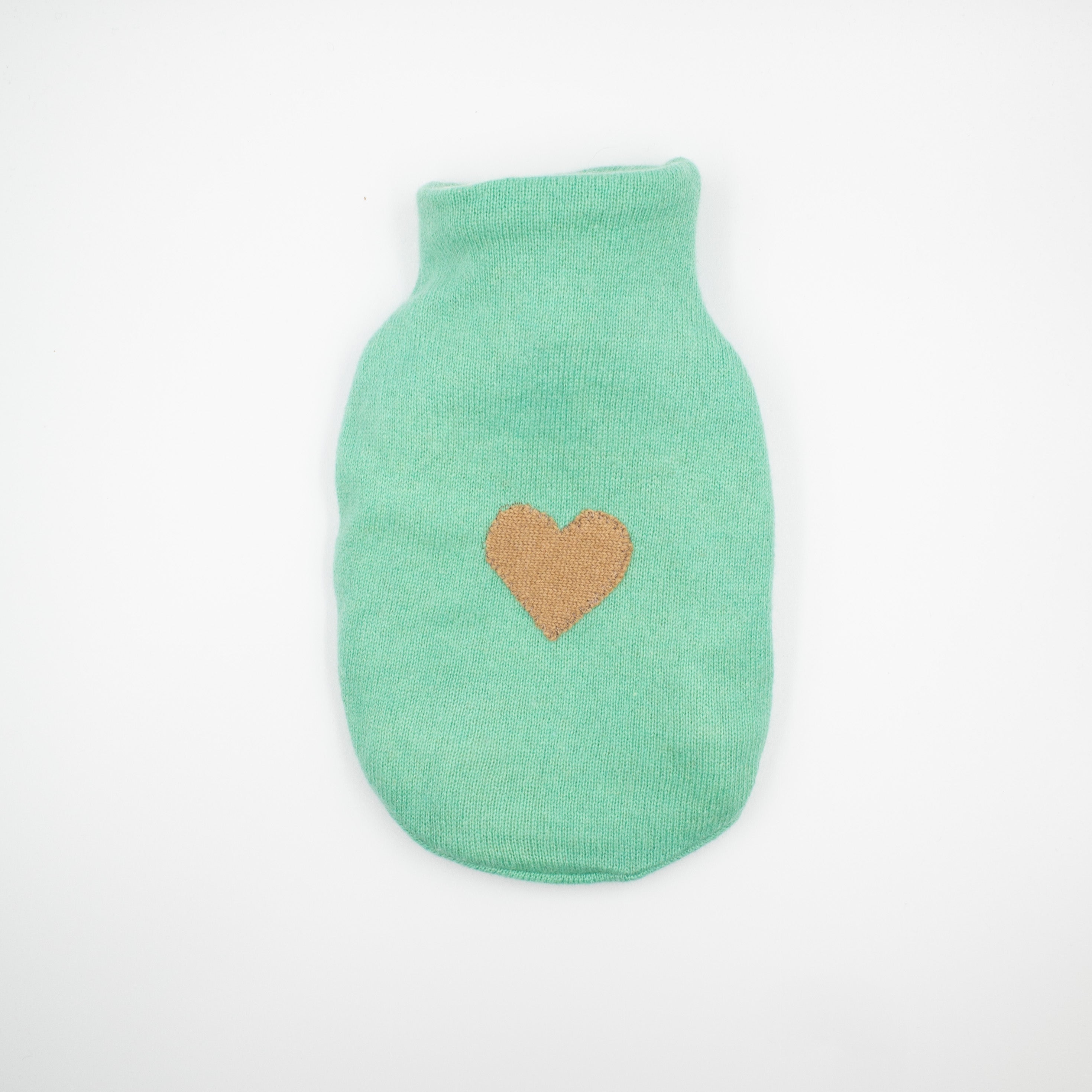 Parakeet Green Cashmere Small Hot Water Bottle