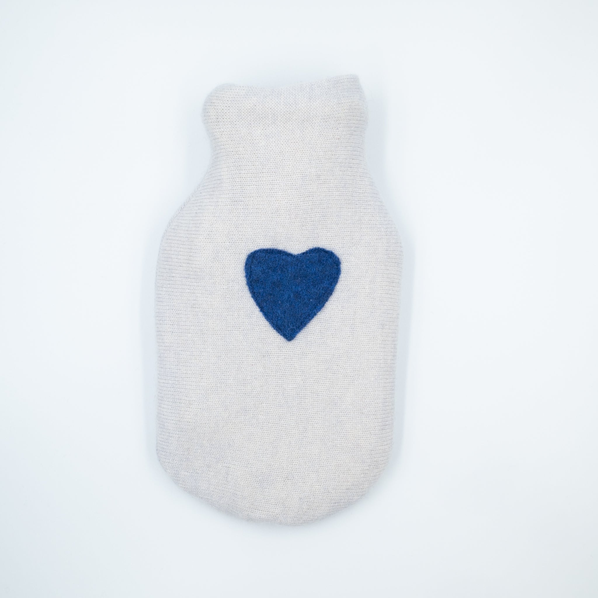 Palest Grey Cashmere Small Hot Water Bottle