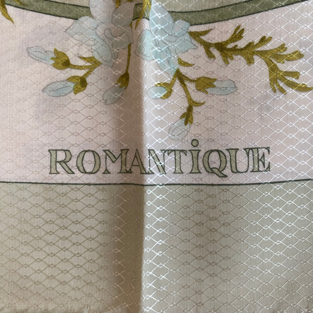 Hermès Romantique Vintage Silk Scarf