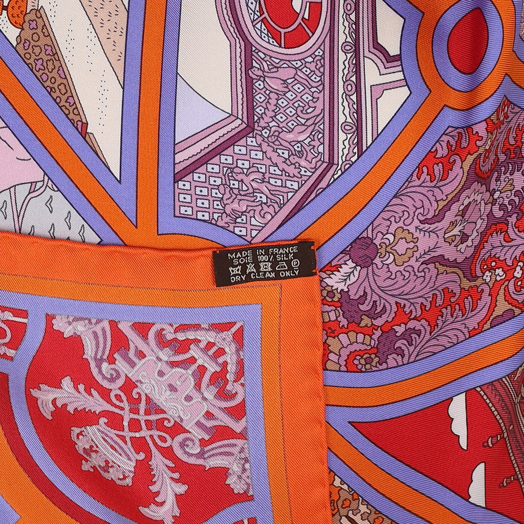 Brand New Boxed Hermès Flânerie à Versailles Silk Scarf Quite Rare
